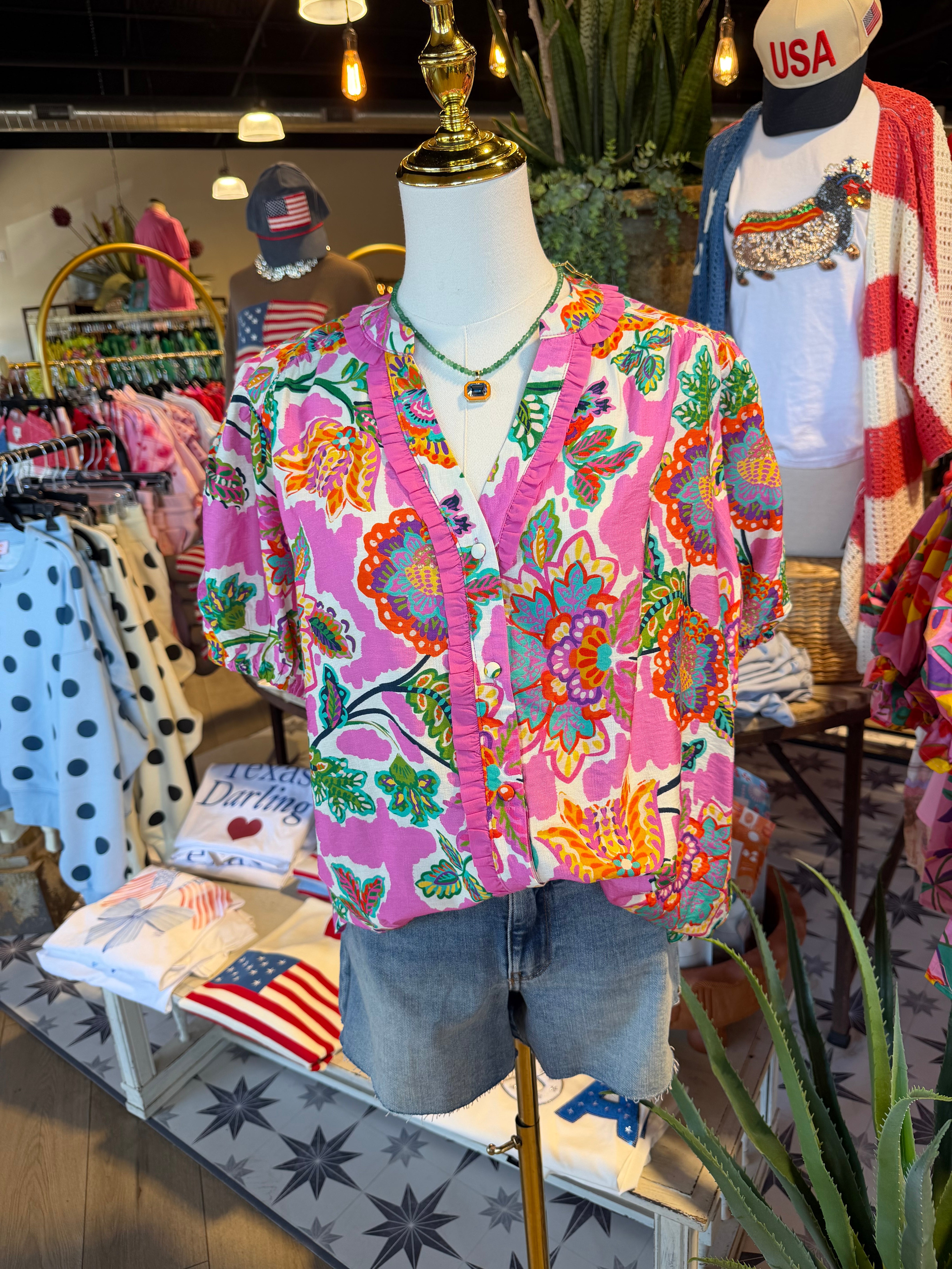 Cara Floral Top