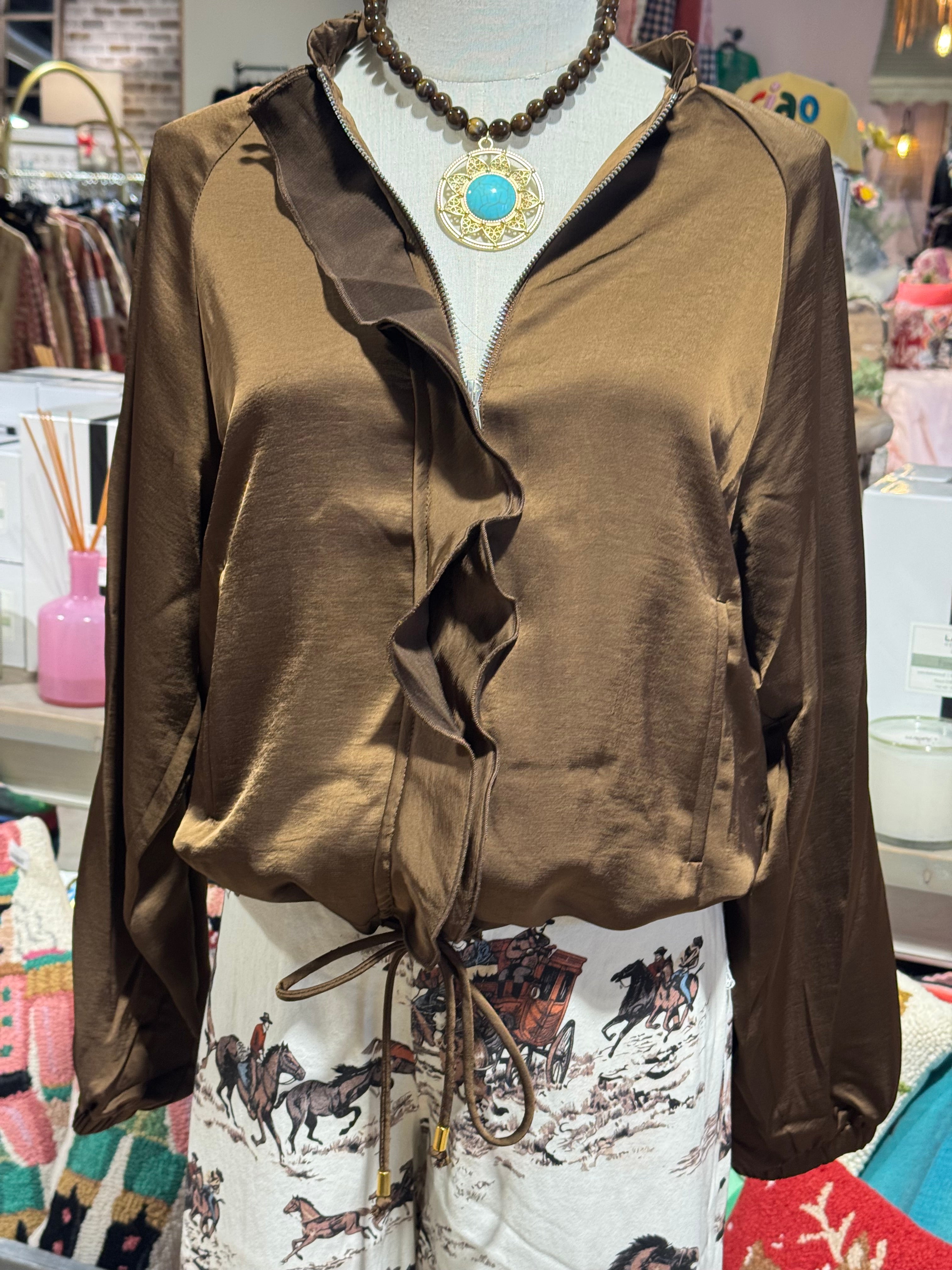Cassidy Ruffle Jacket