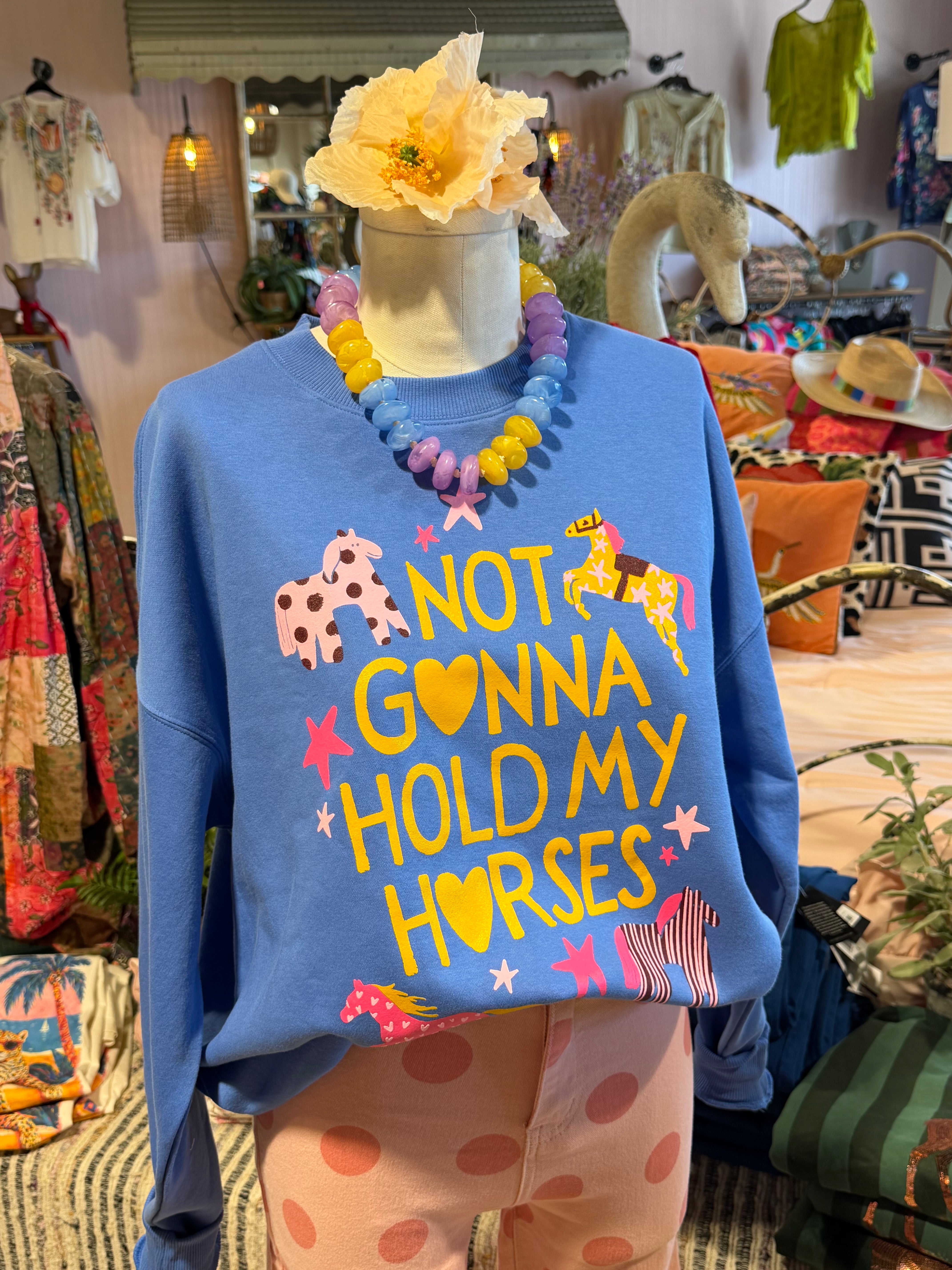 Not Gonna Hold My Horses Sweatshirt