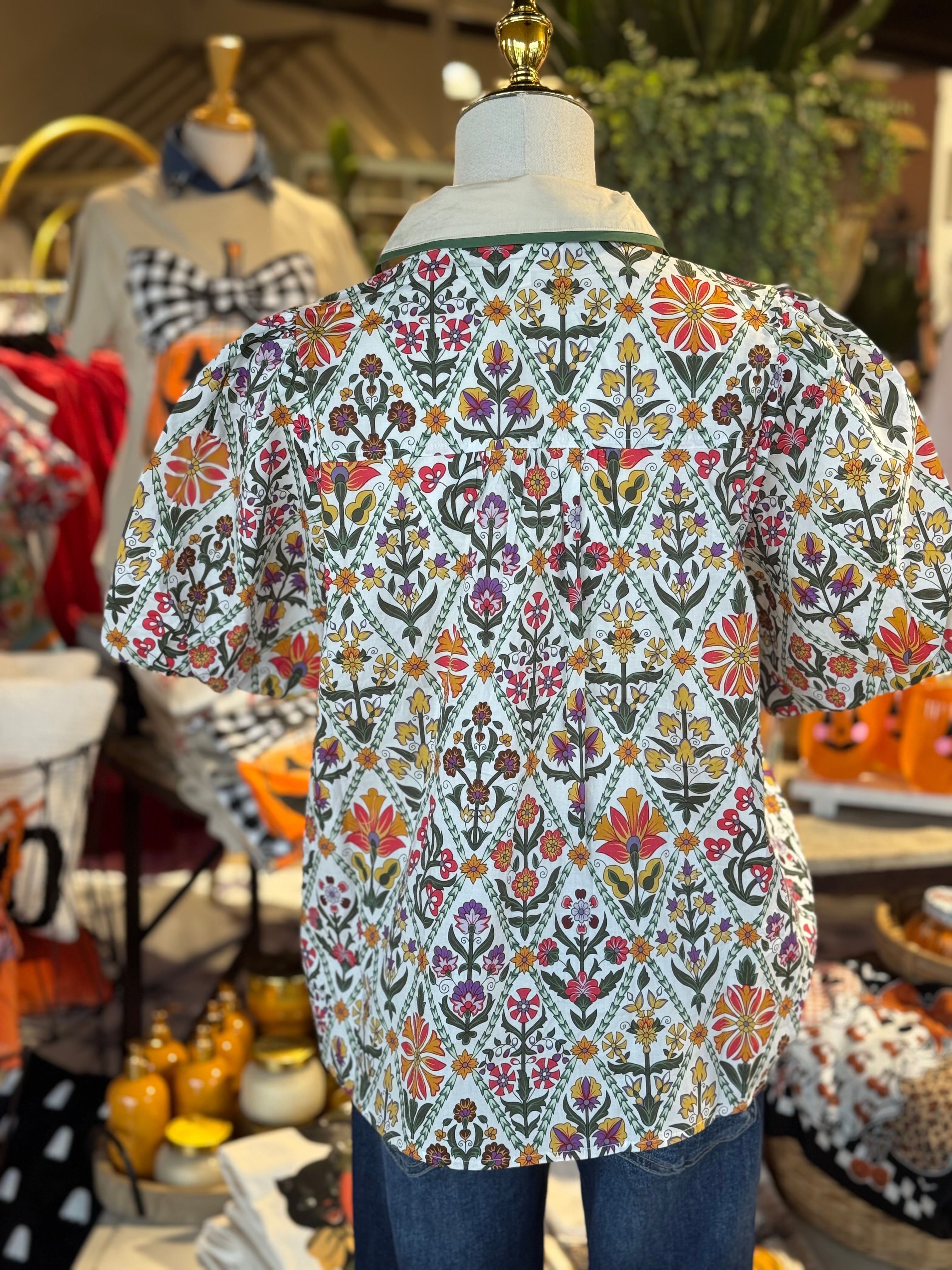 Valerie Floral Top***