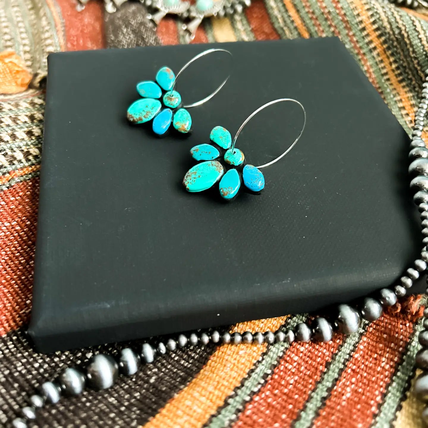 Turquoise Drop Earrings***