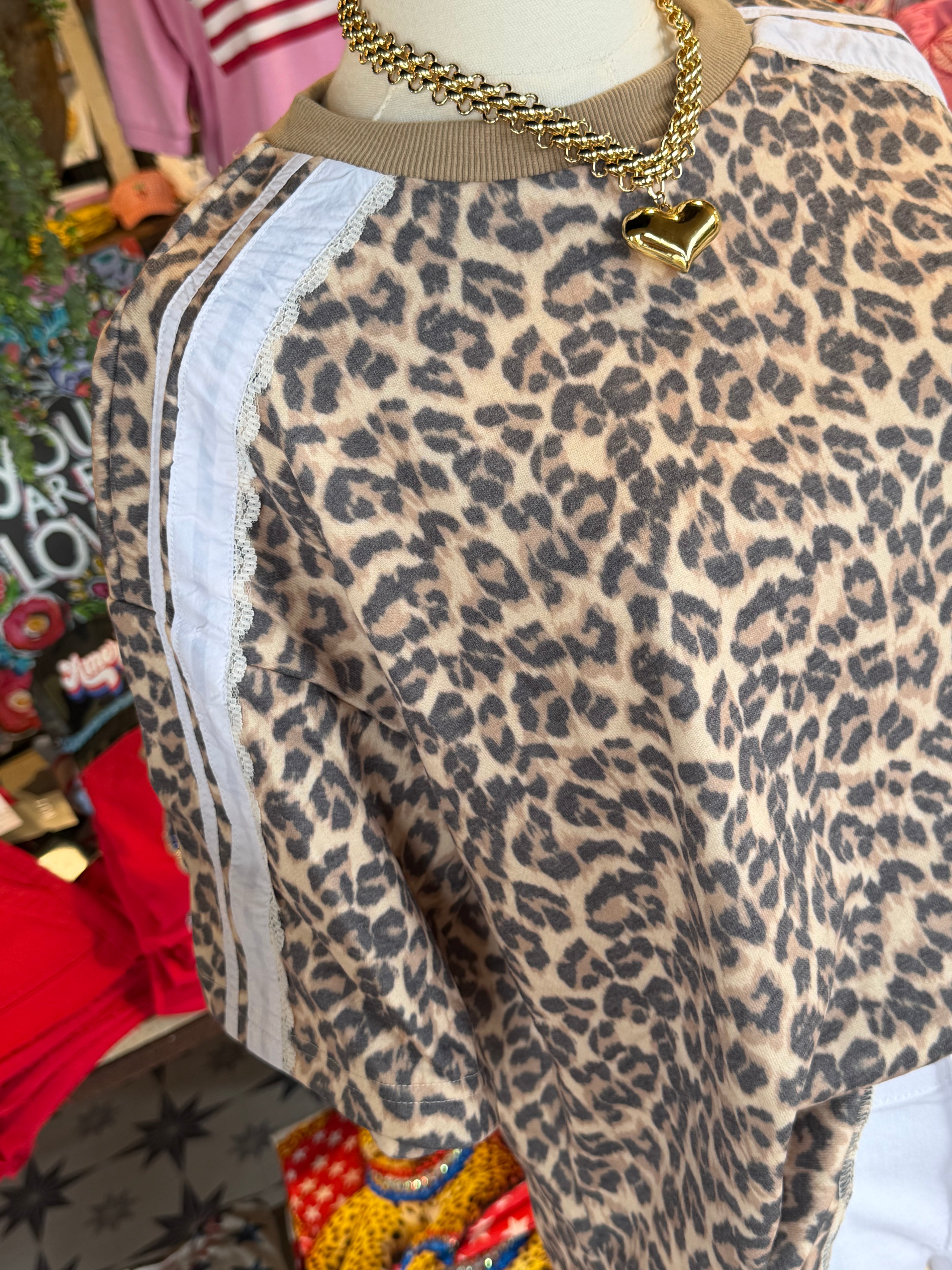 Leopard Terry Top