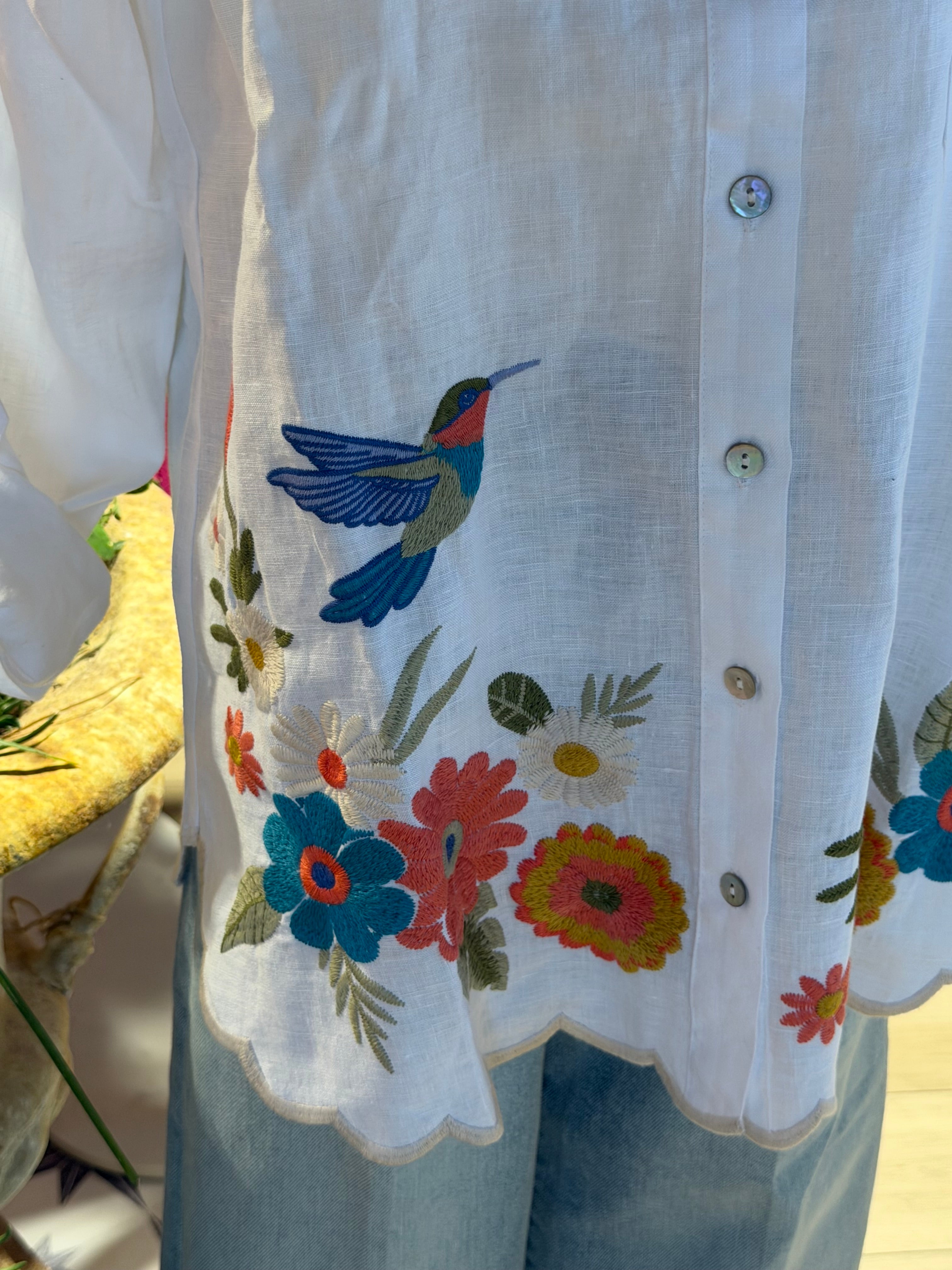 Francis Embroidery Top