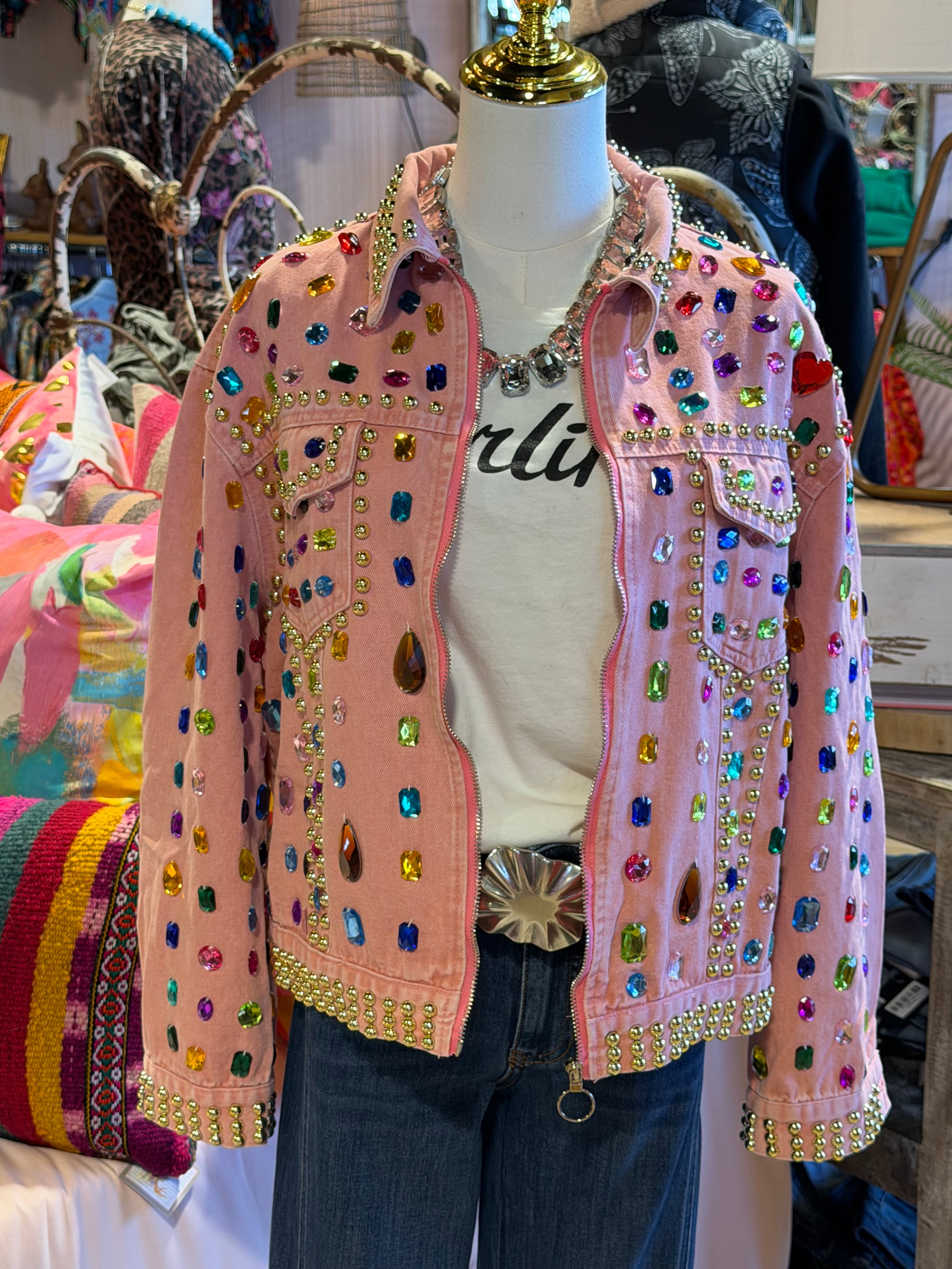 Diamond Denim Jacket