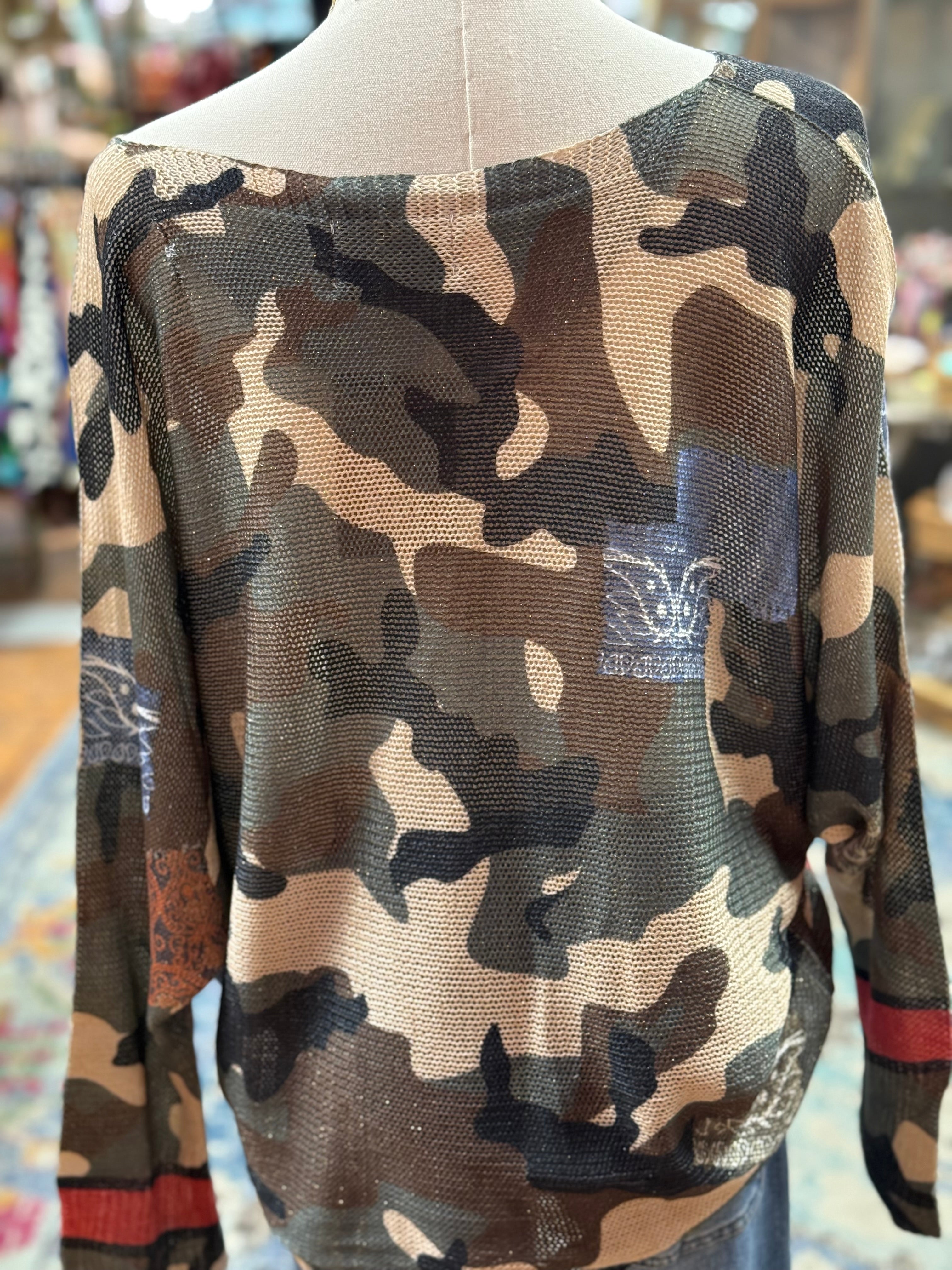 Camo Pucci Sweater