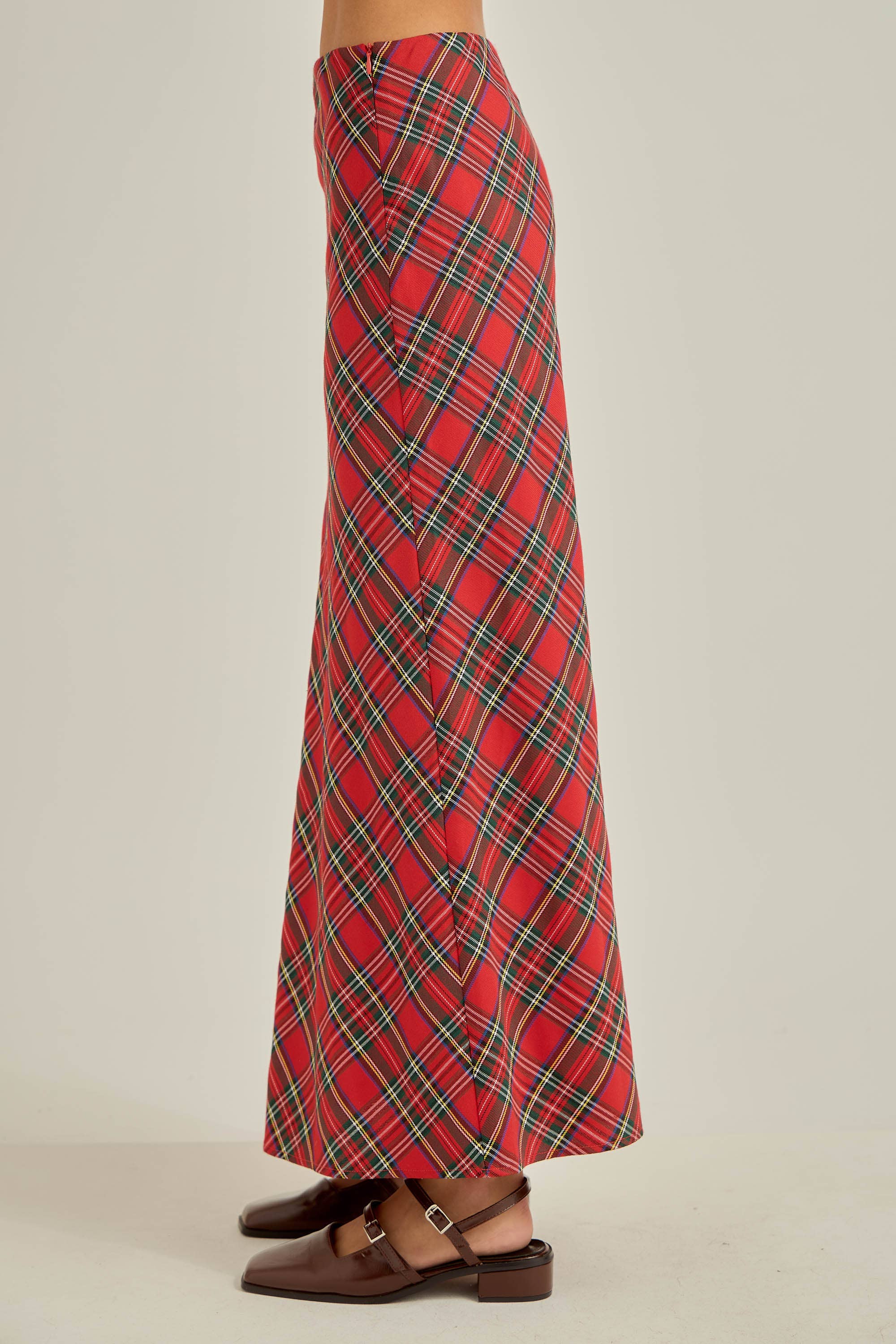 Holiday Plaid Skirt
