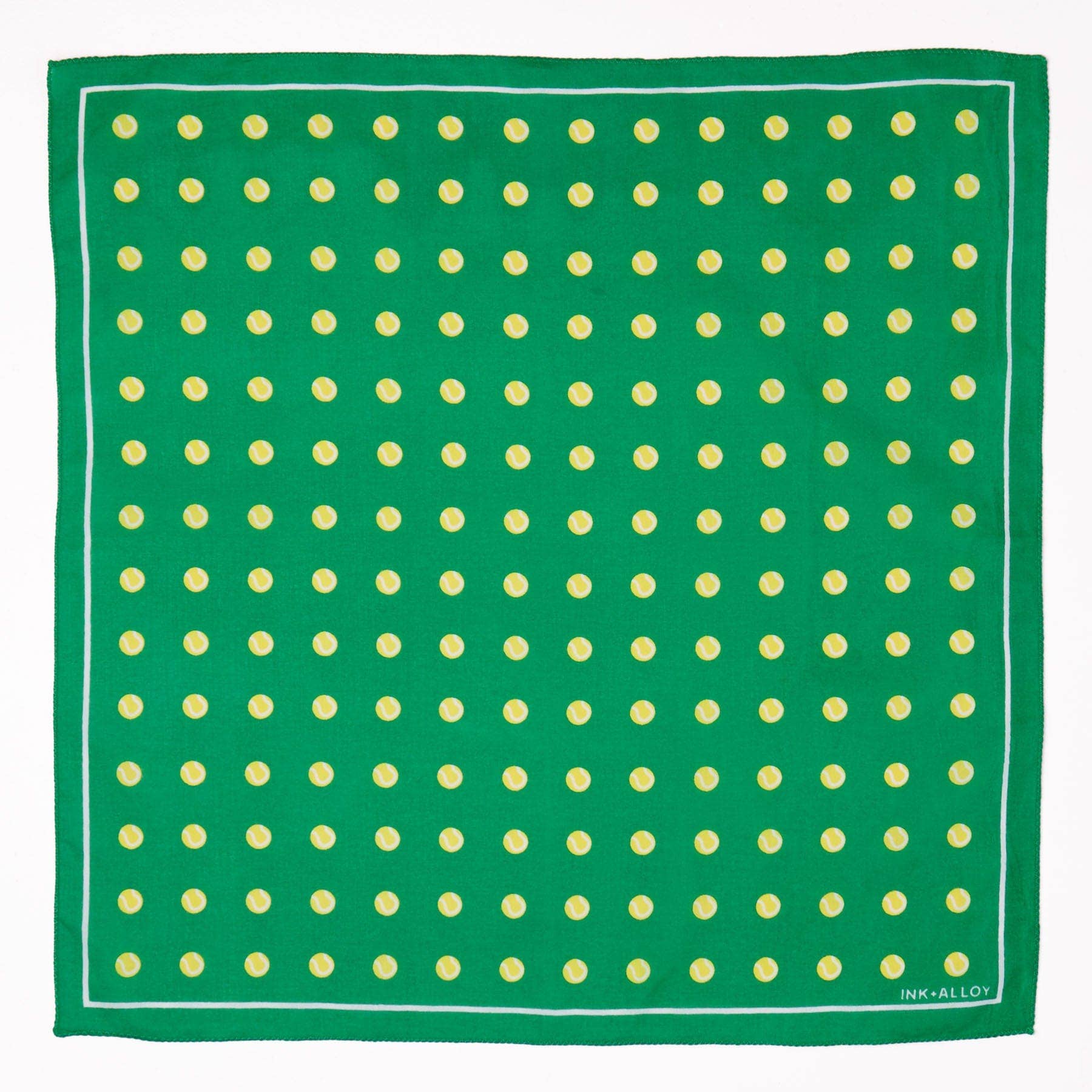 Carson Tennis Ball Print Scarf