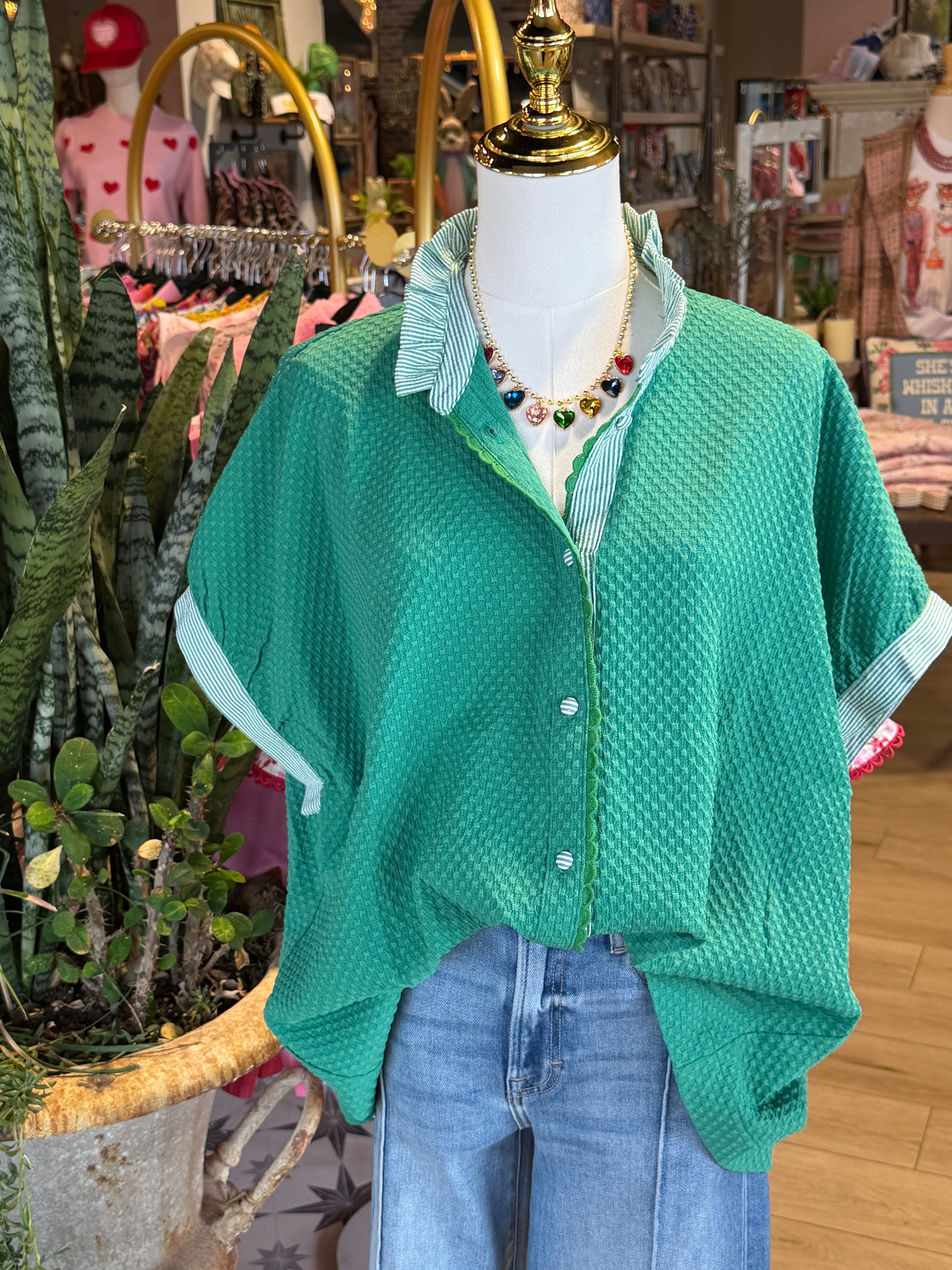 Jacquard Kelly Top