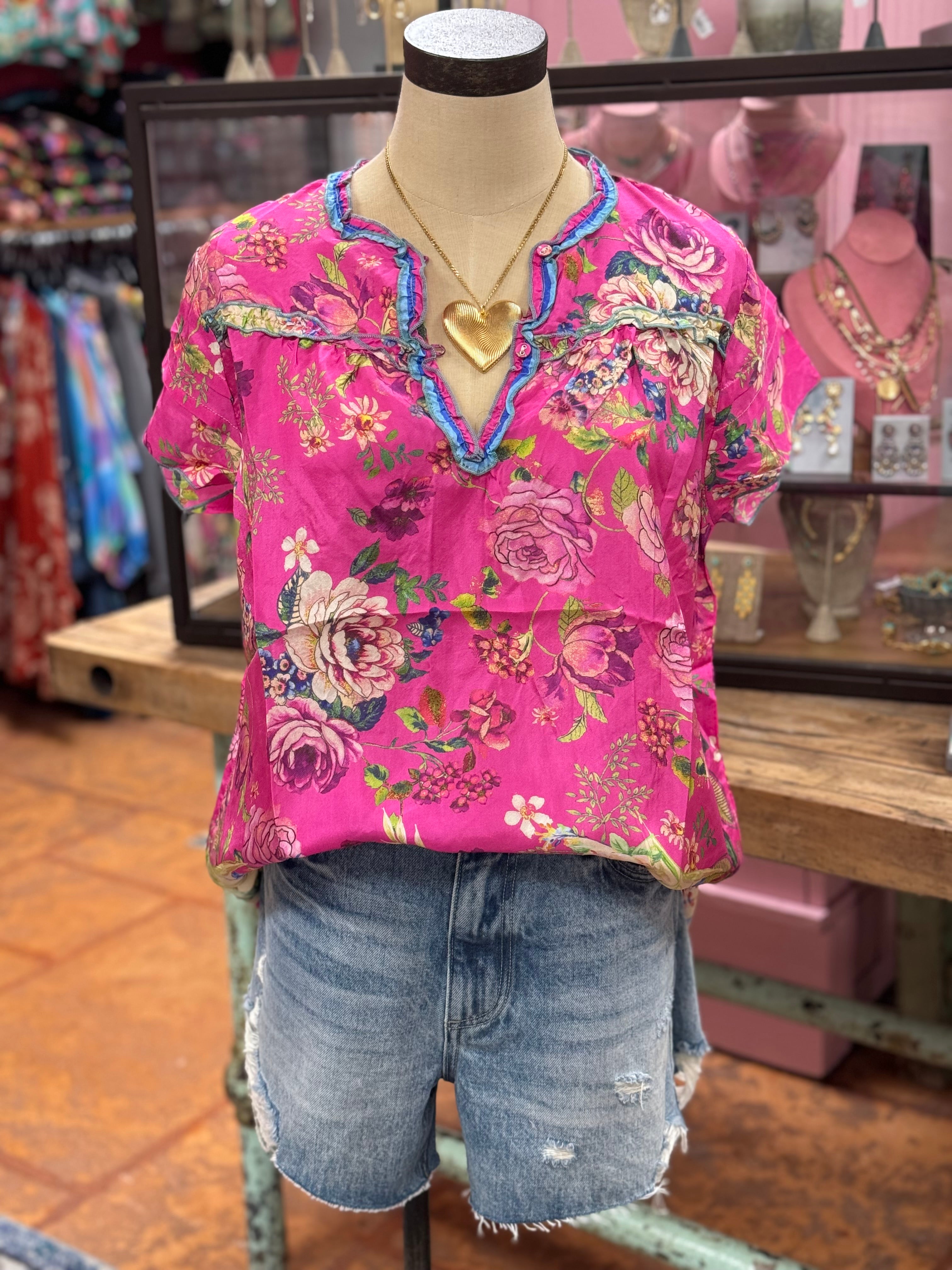 Brigid Floral Top