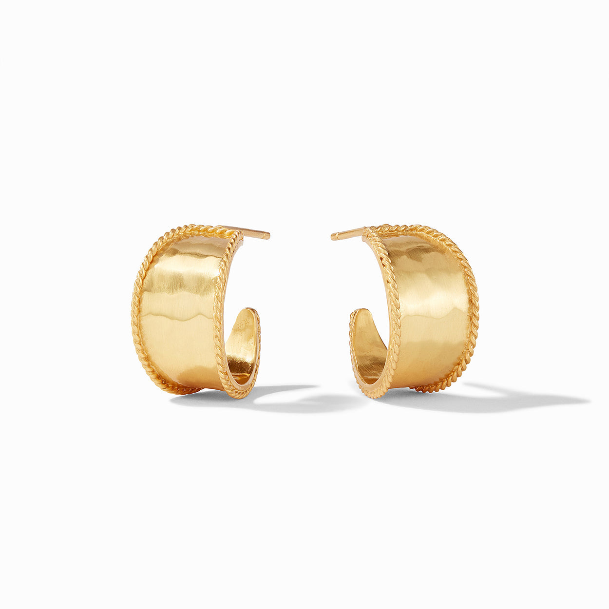 Savoy Medium Gold Hoops