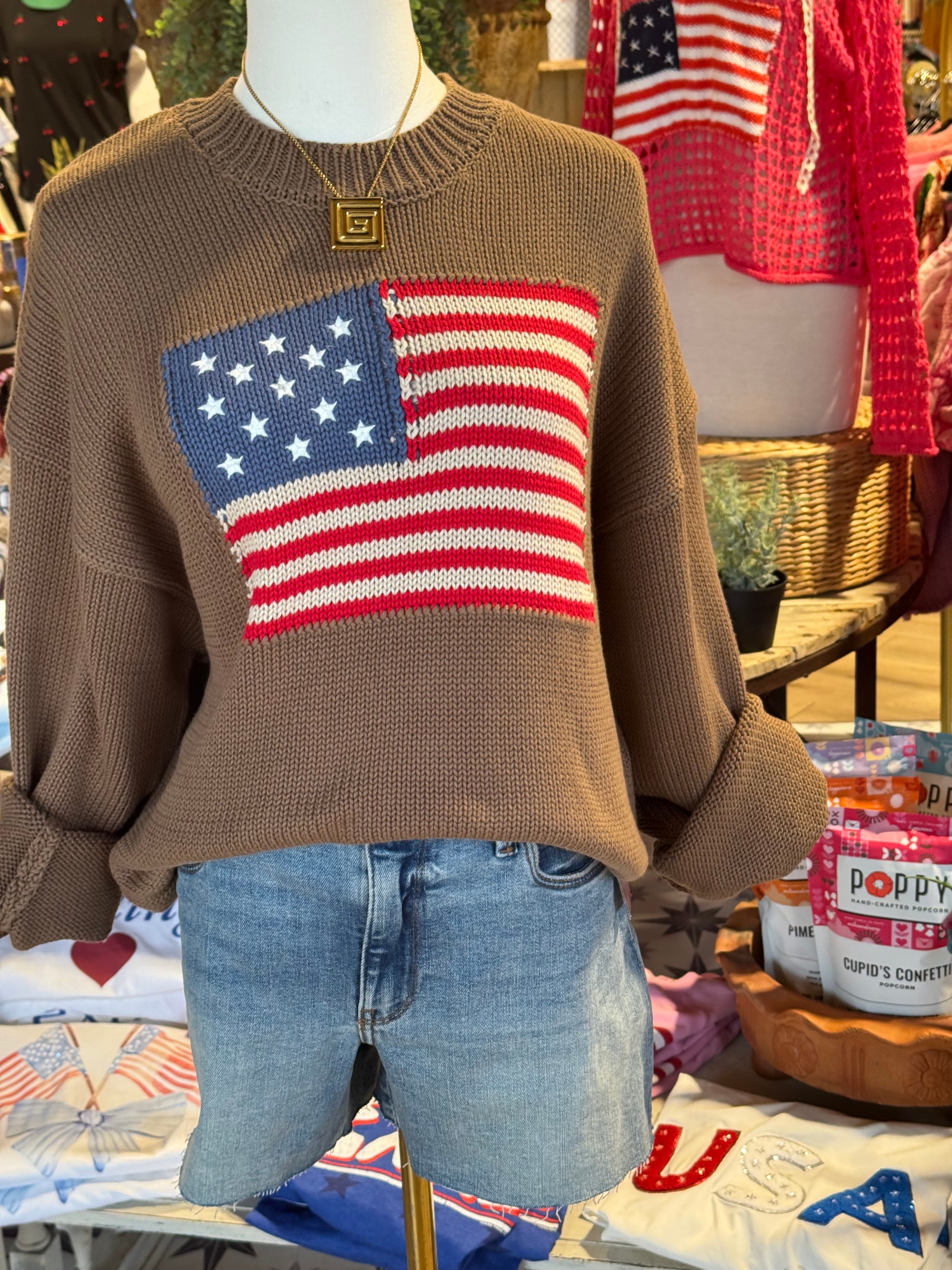 Amelia Flag Sweater