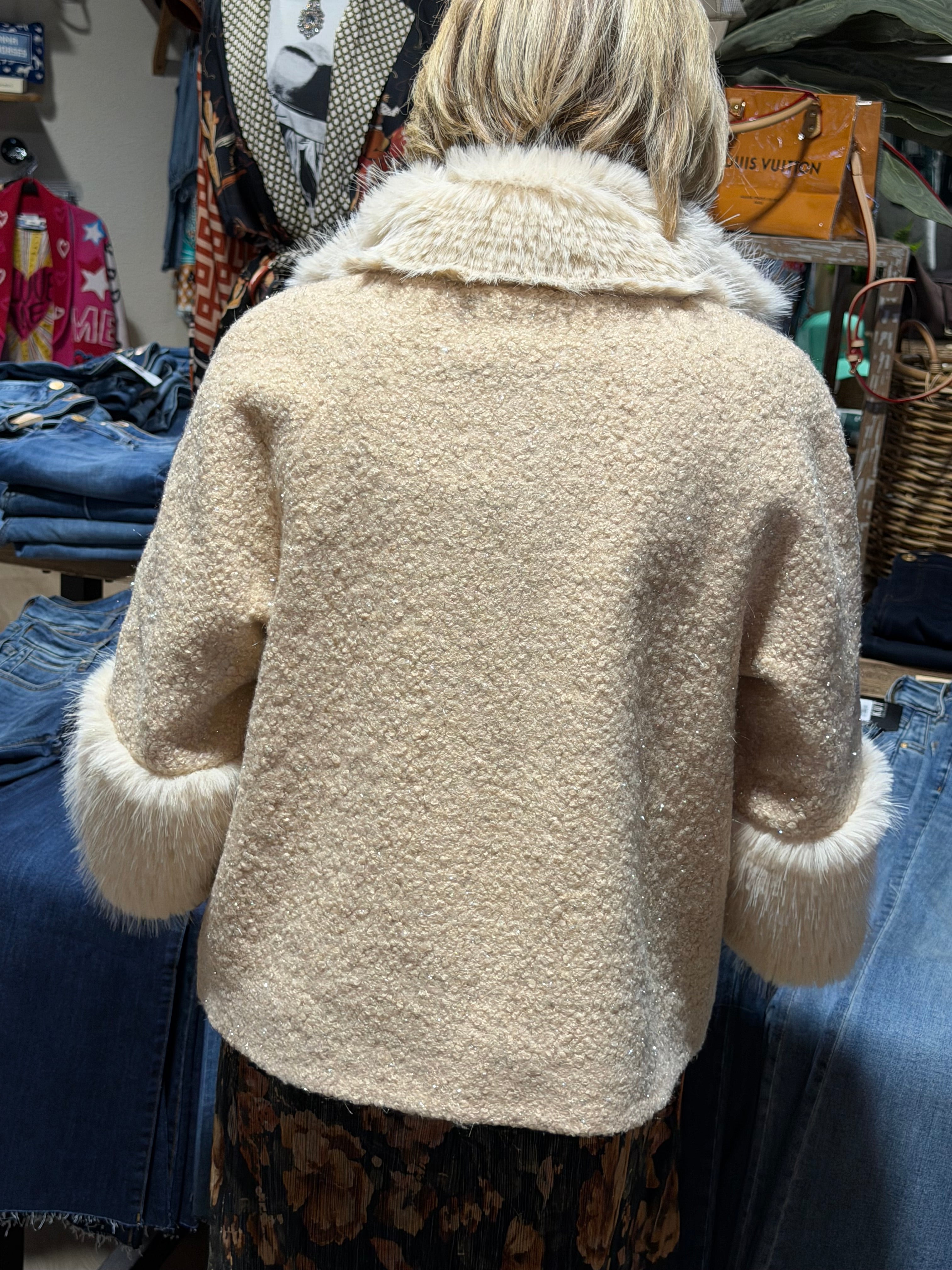 Boule Fur Trim Jacket