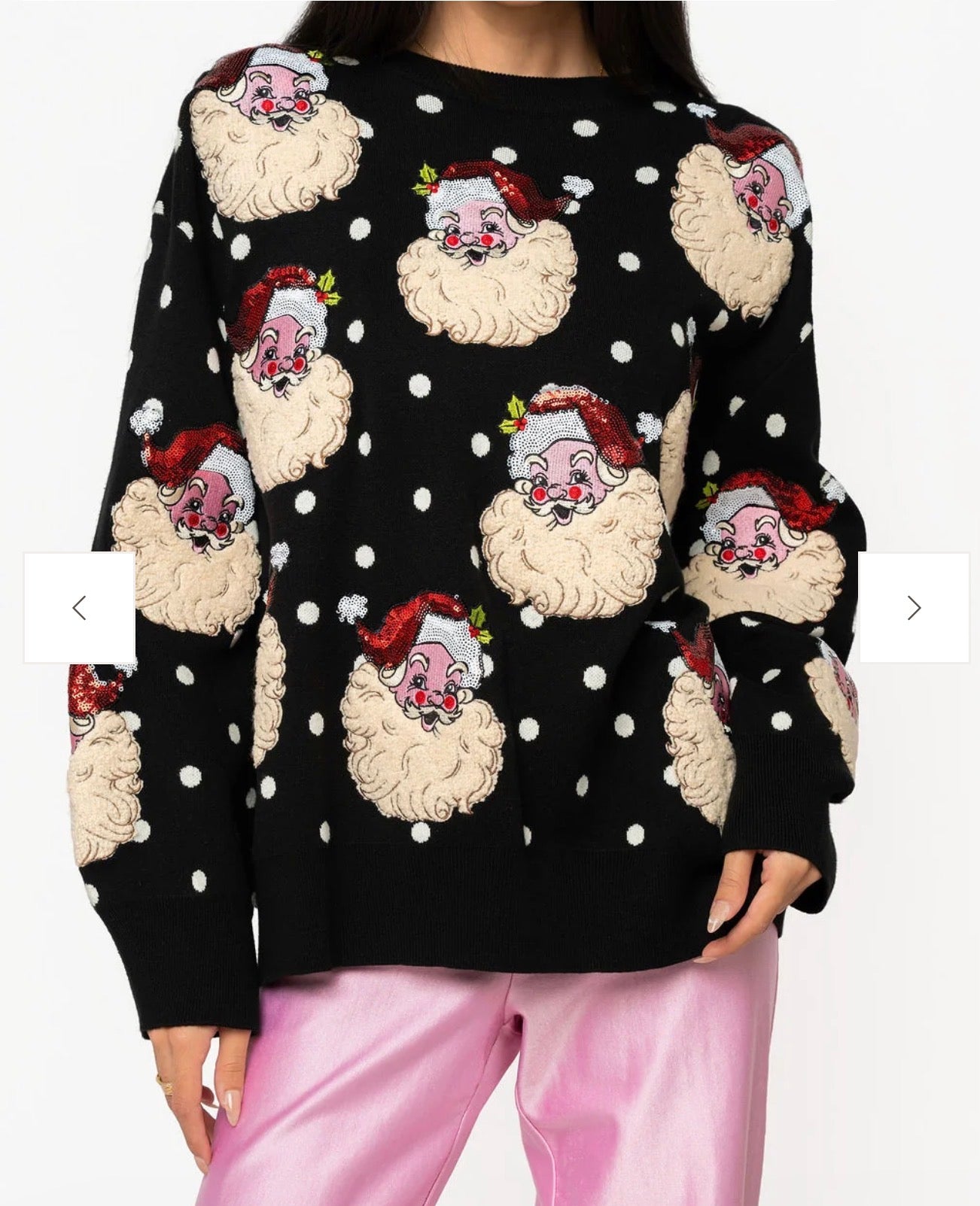 Scattered Santa Sweatshirt