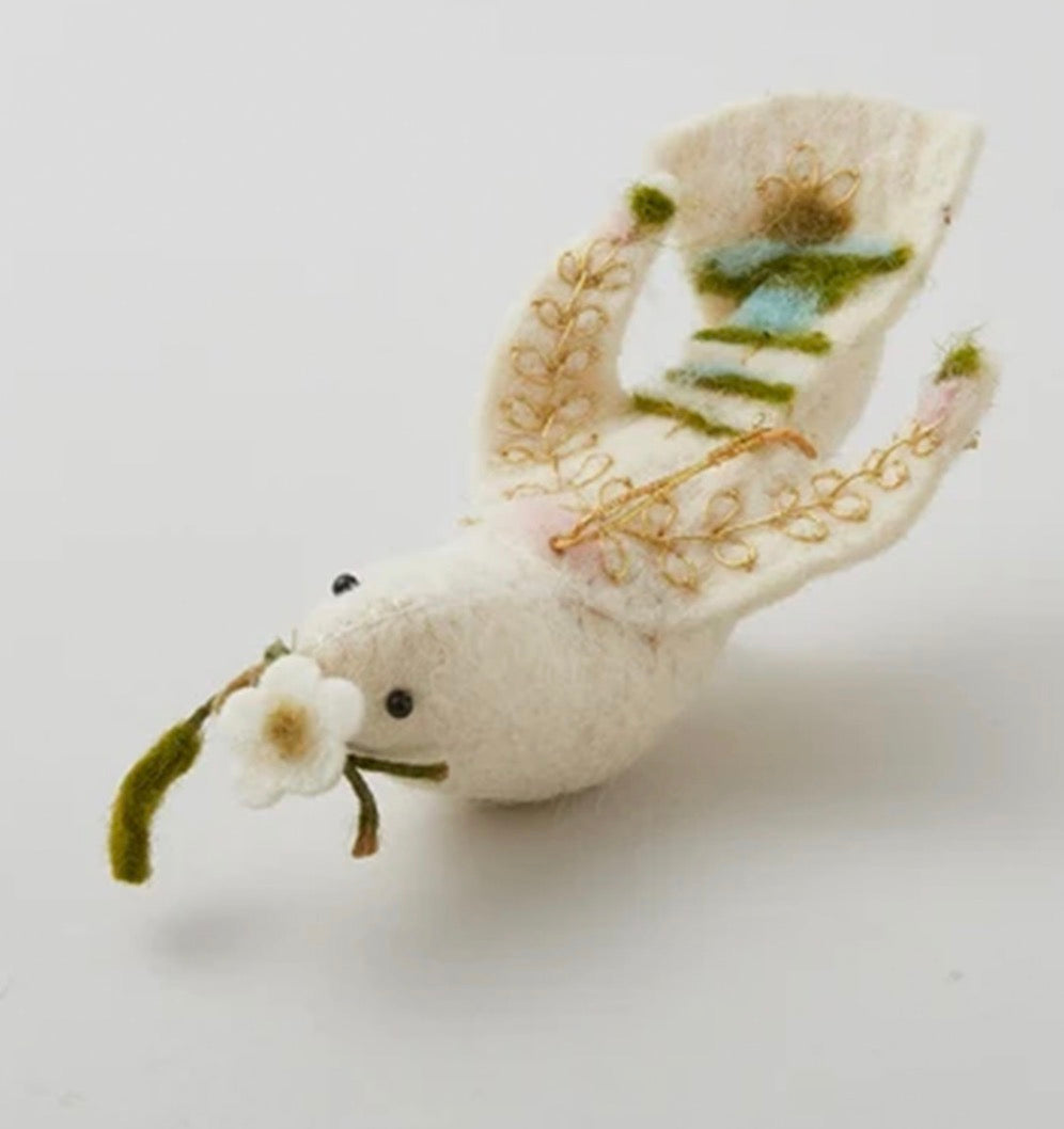 Felt Dove Ornament