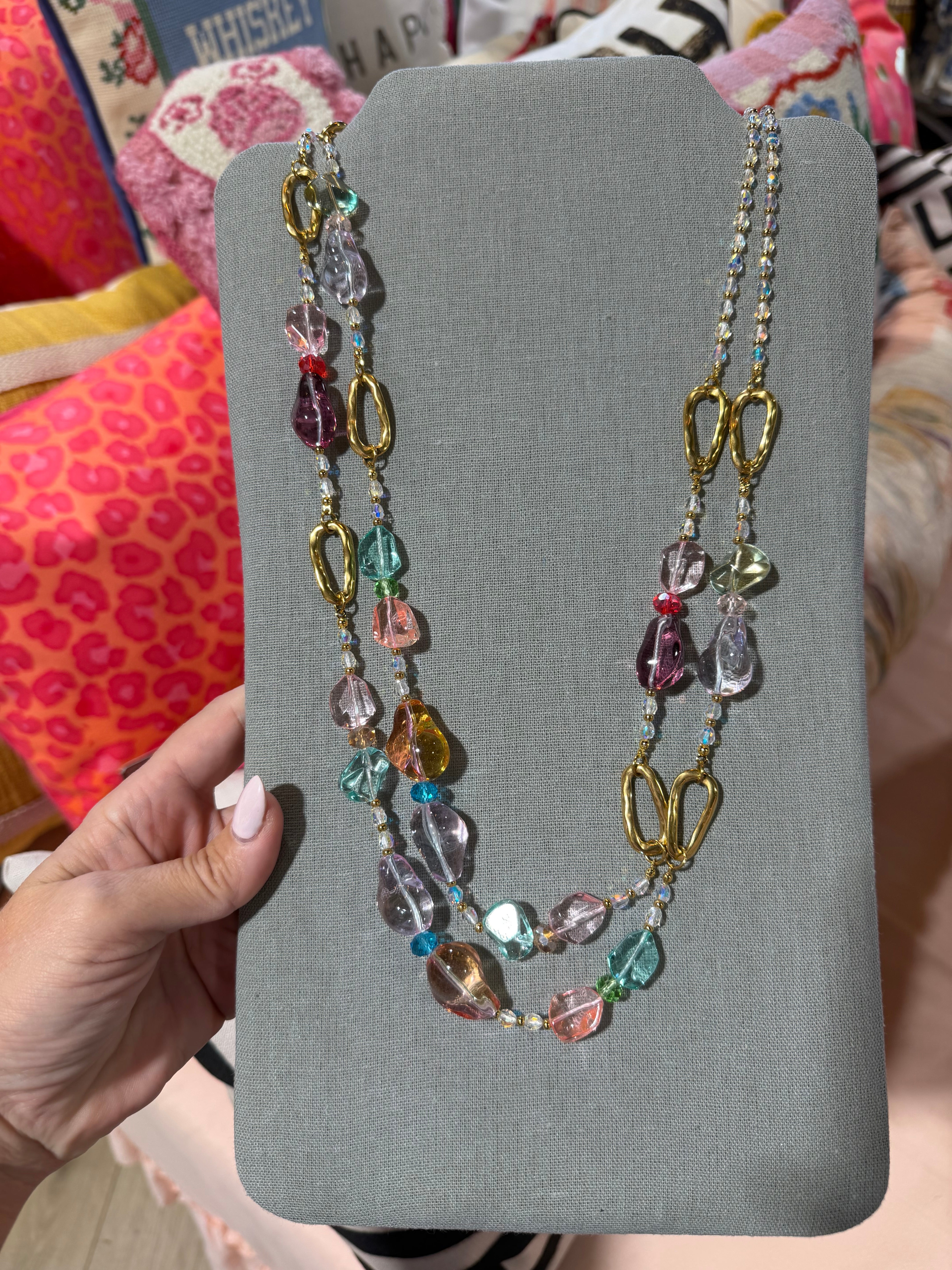 Pastel Pebbles Necklace