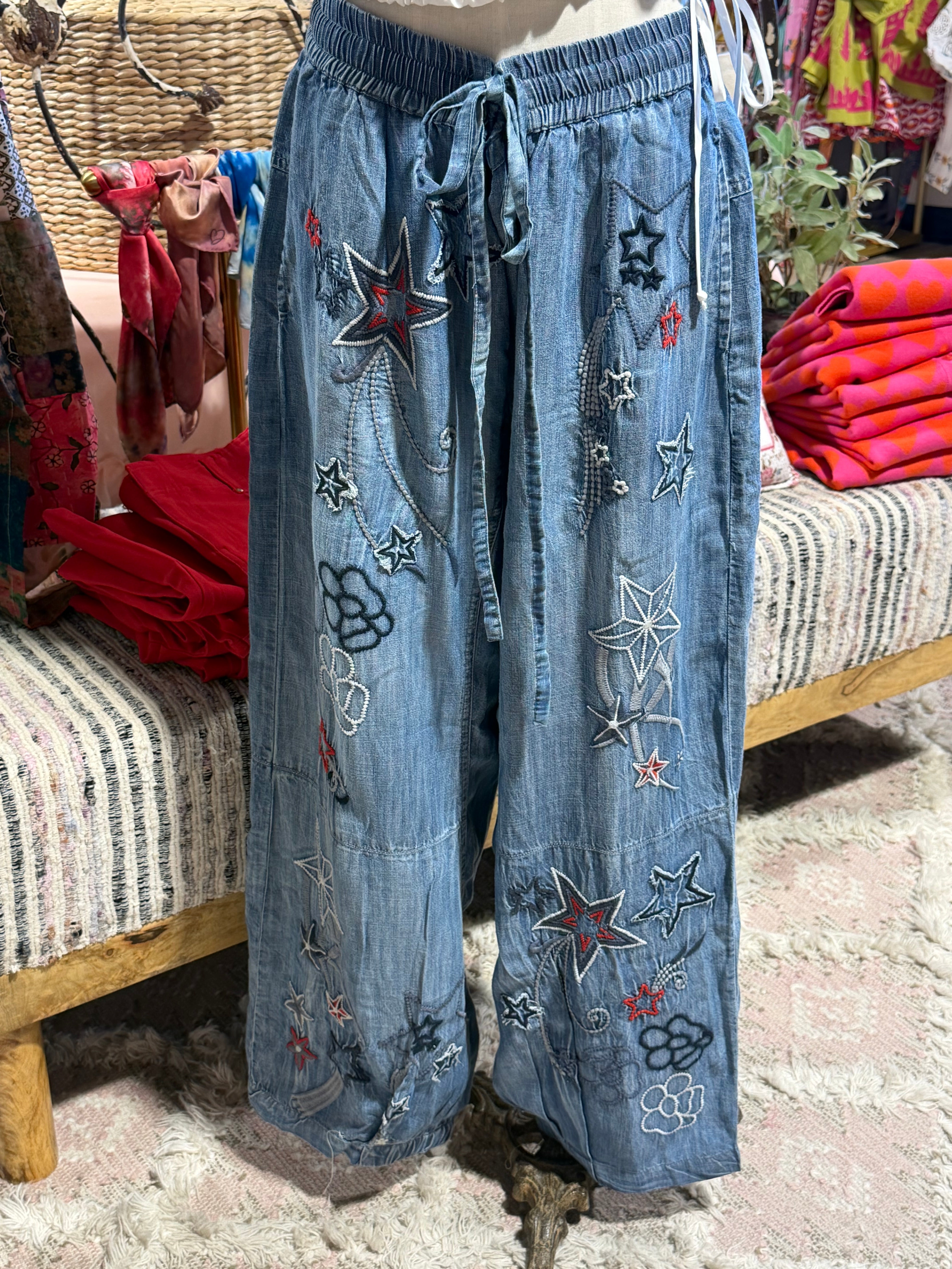 Safiya Embroidered Pants