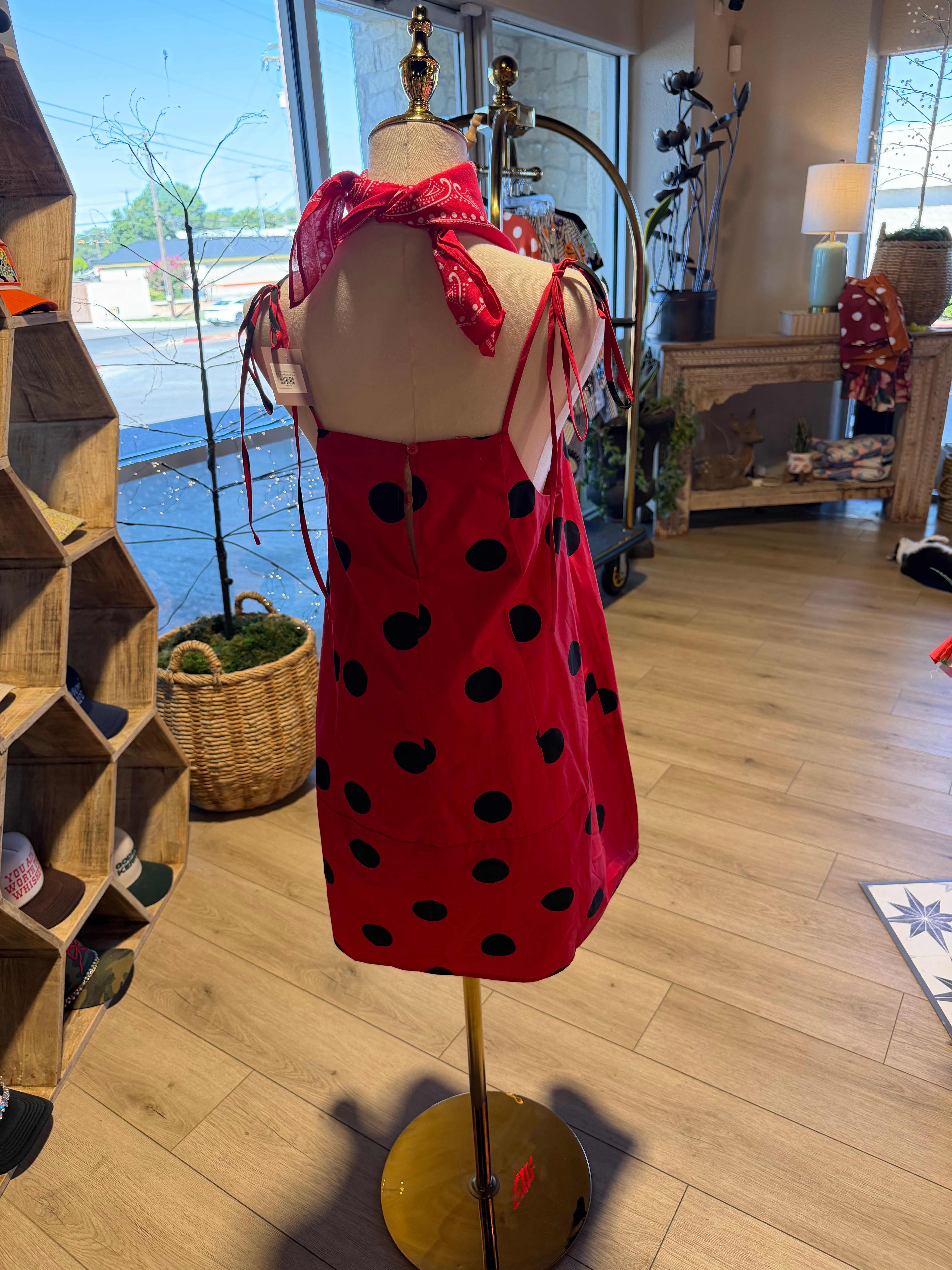 Game Day Polka Dot Dress