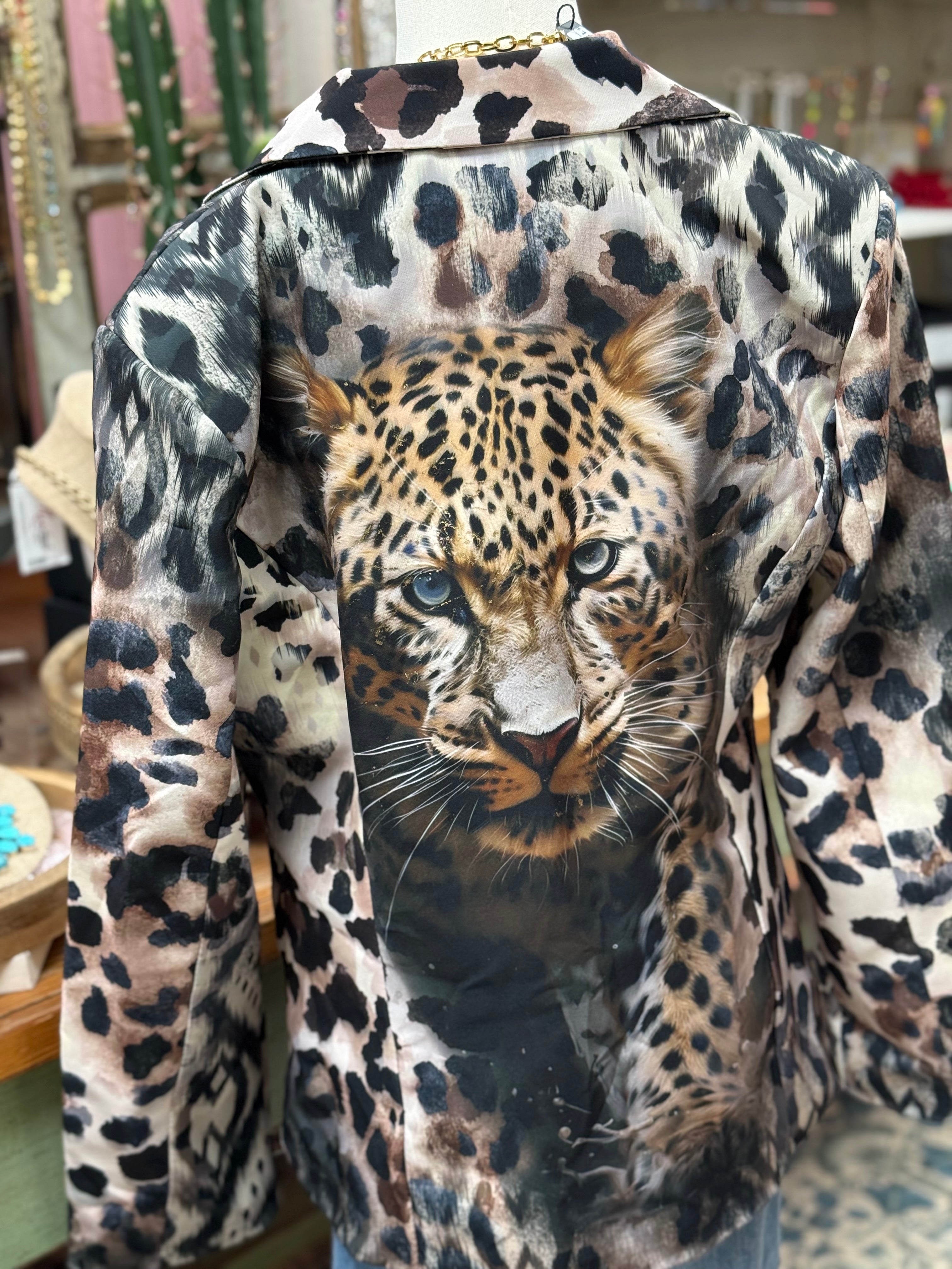 Destiny Leopard Blazer