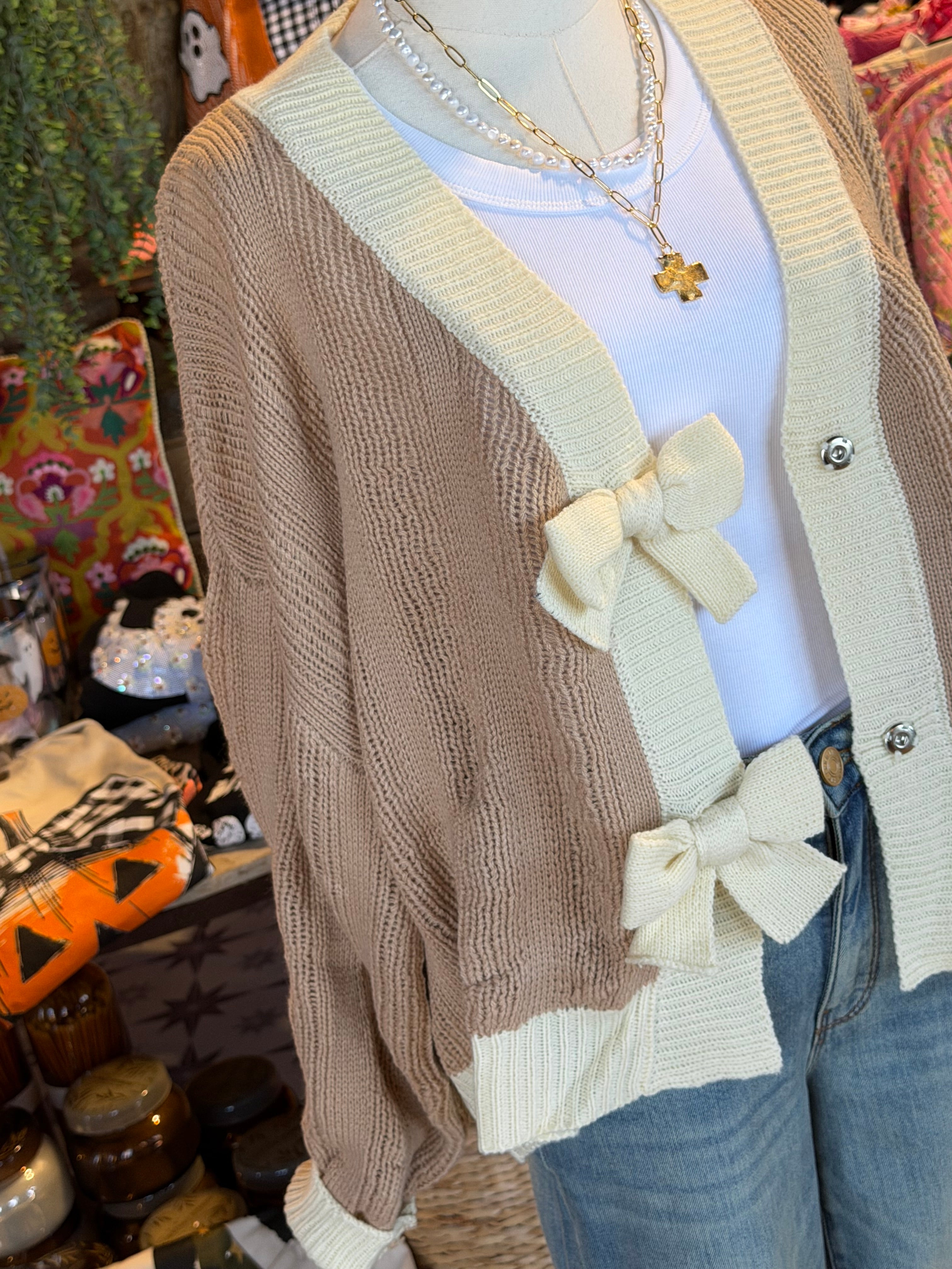 Tiffany Bow Cardigan