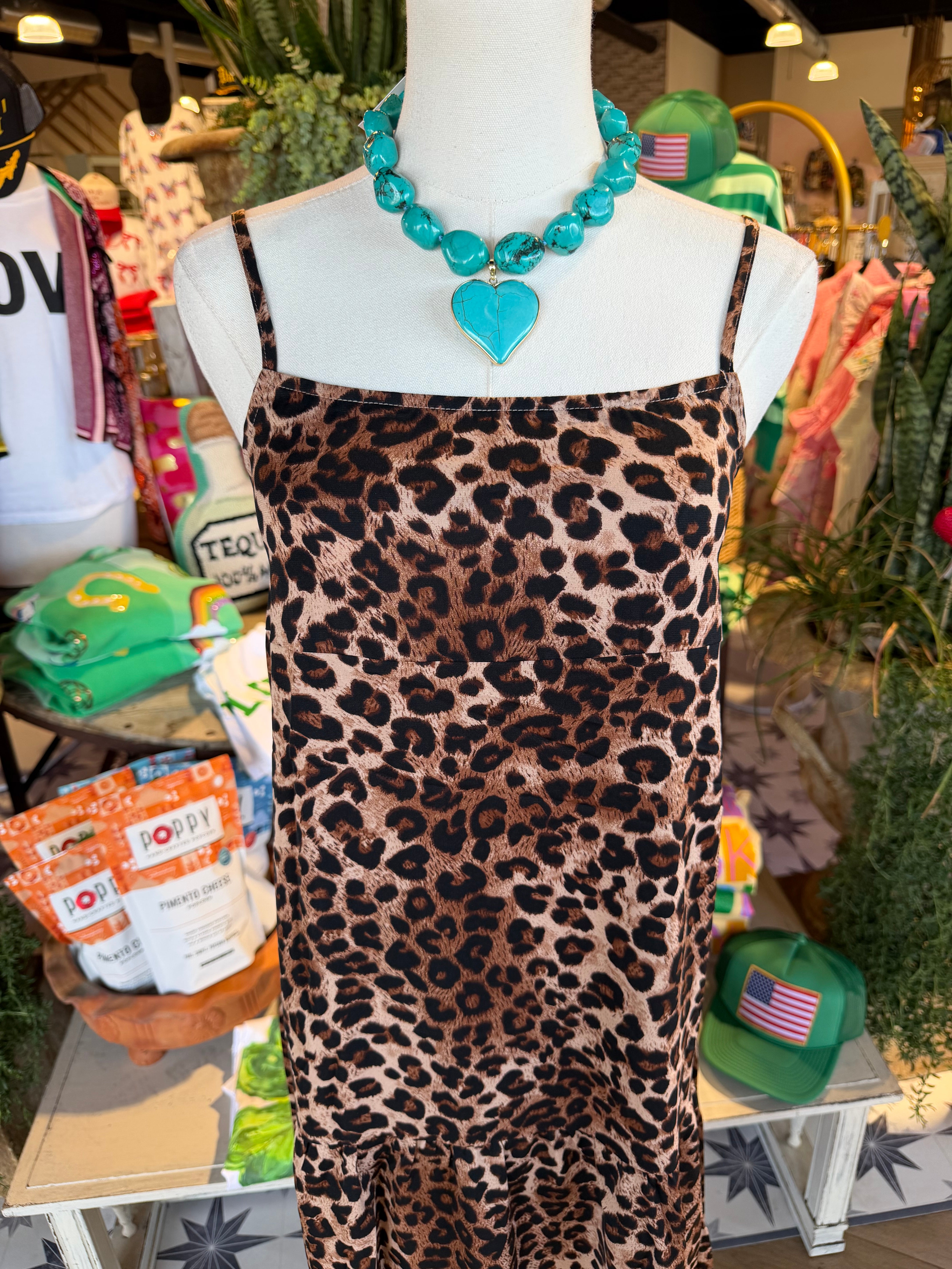 Leopard Midi Dress