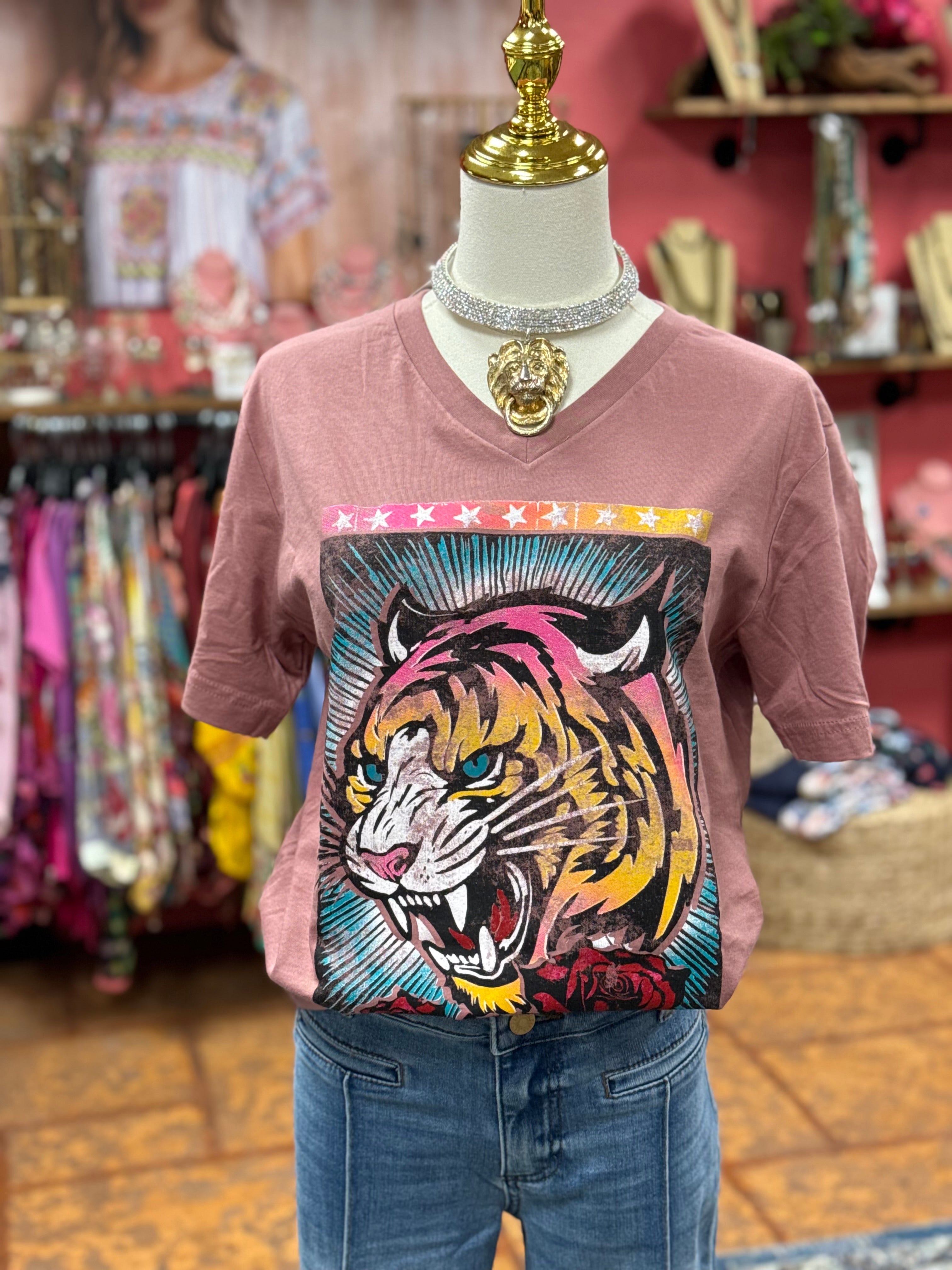 Hear Me Roar Pink Tee