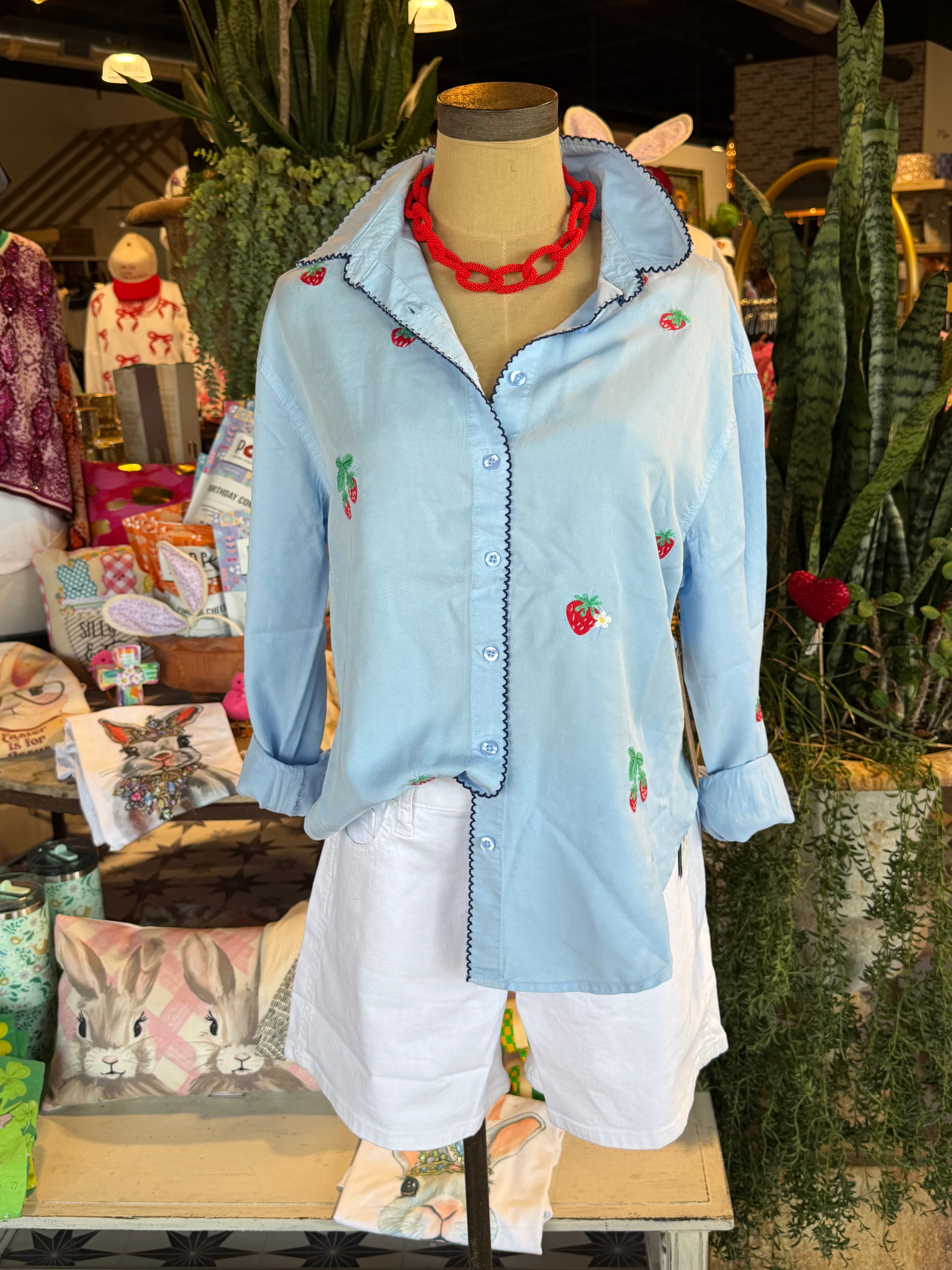 Strawberry Kisses Top