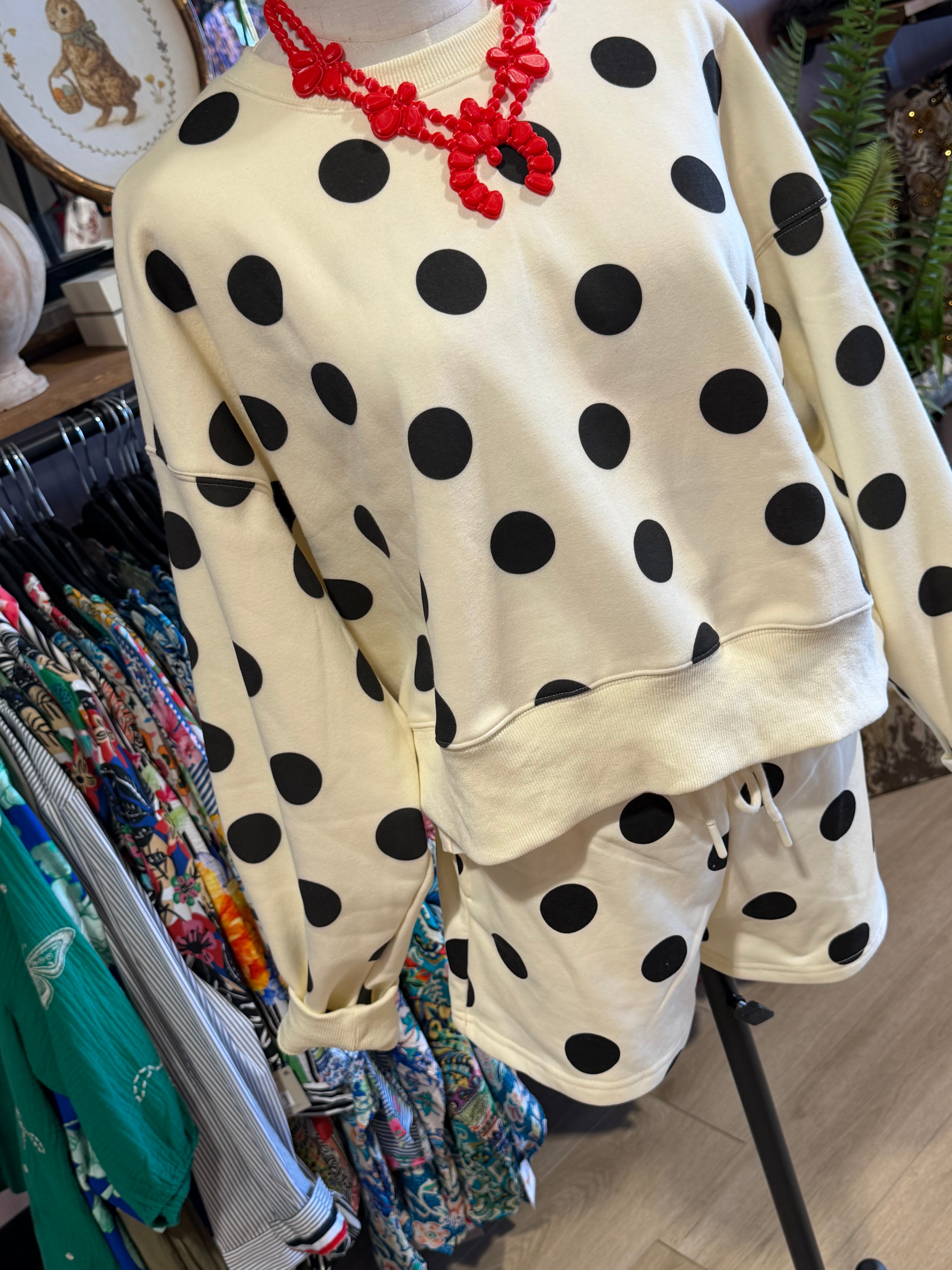 Polka Dot Cropped Top