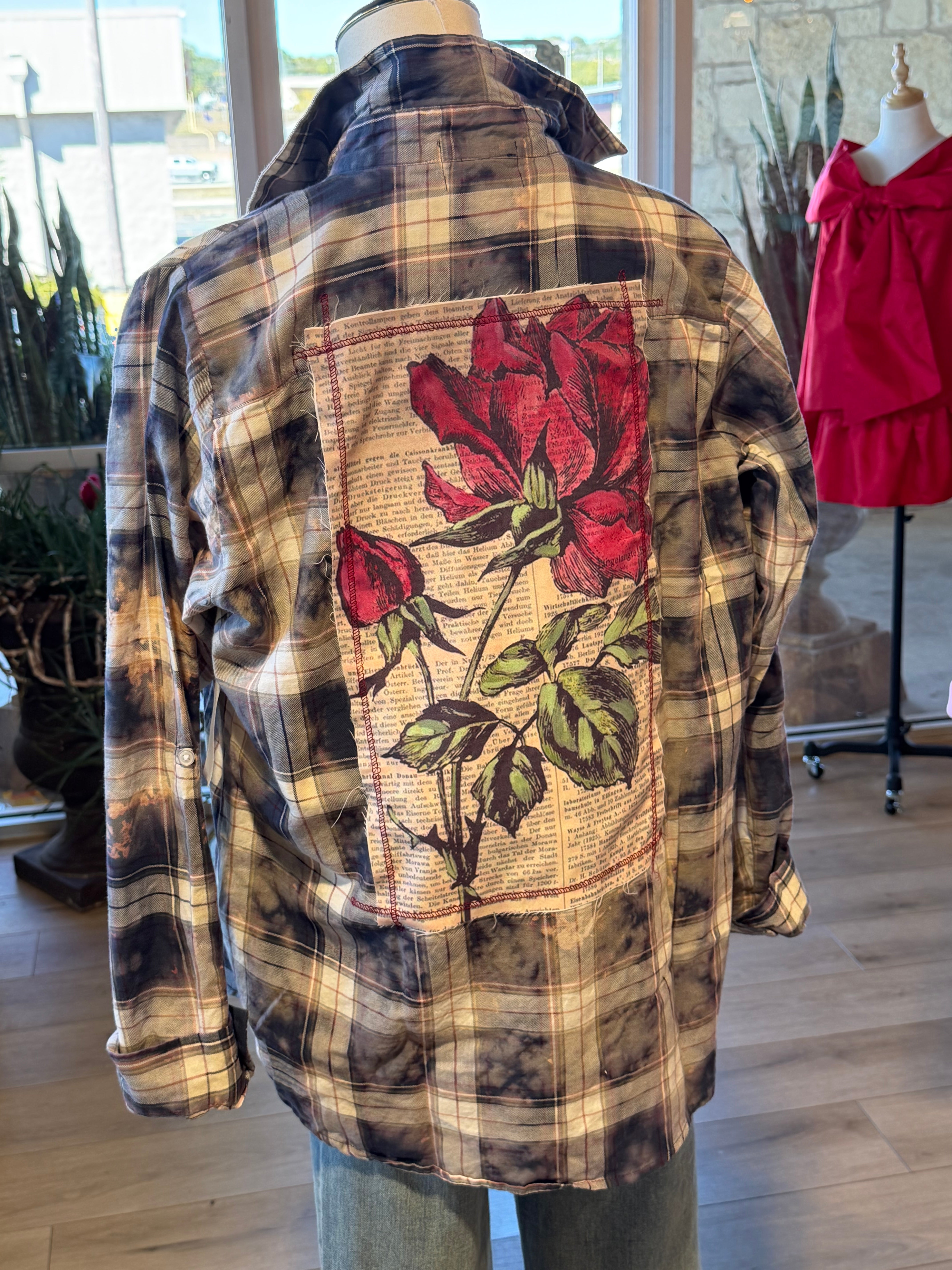 Sahara Flower Plaid