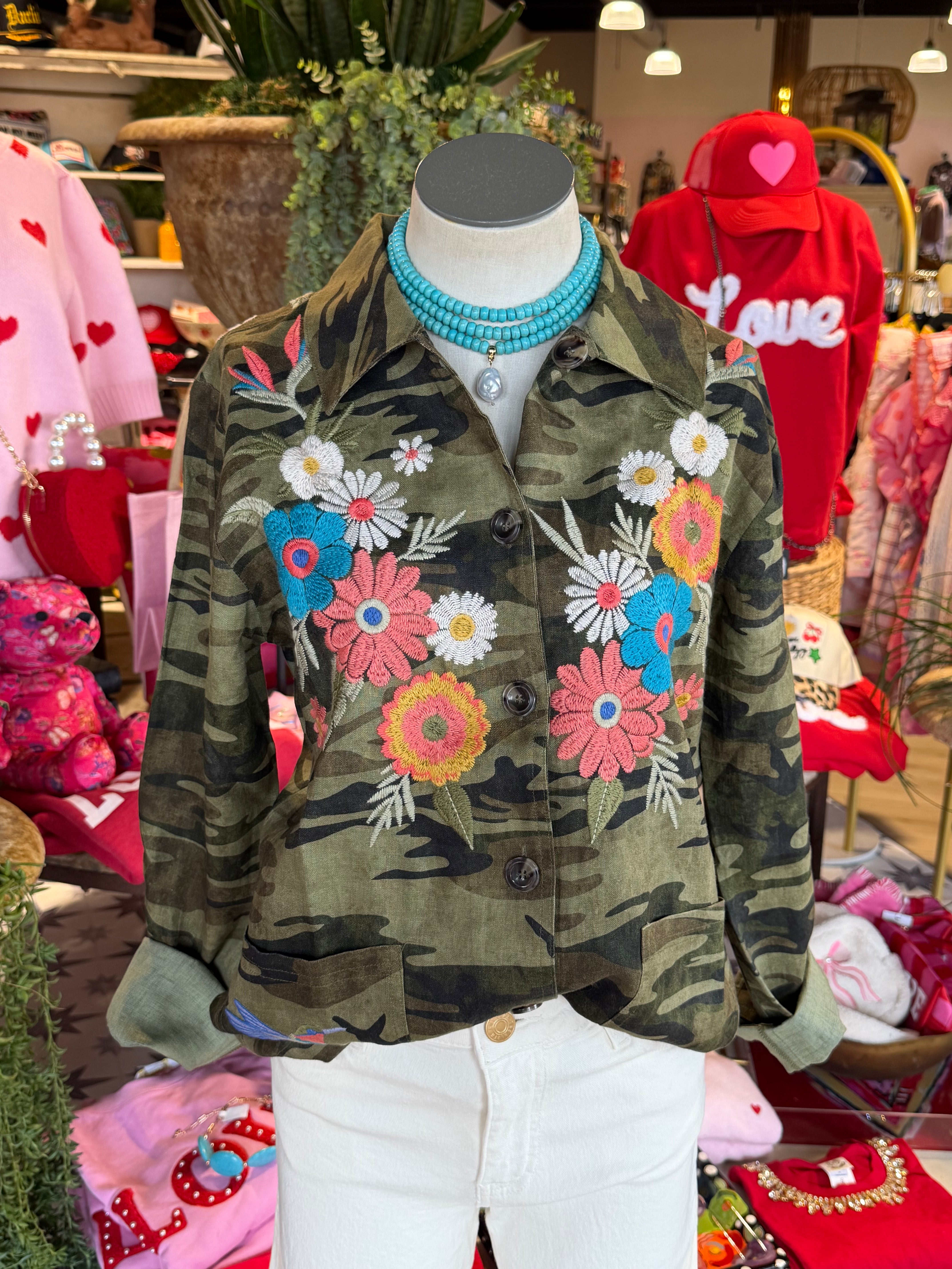 Francis Camo Shirt Jacket