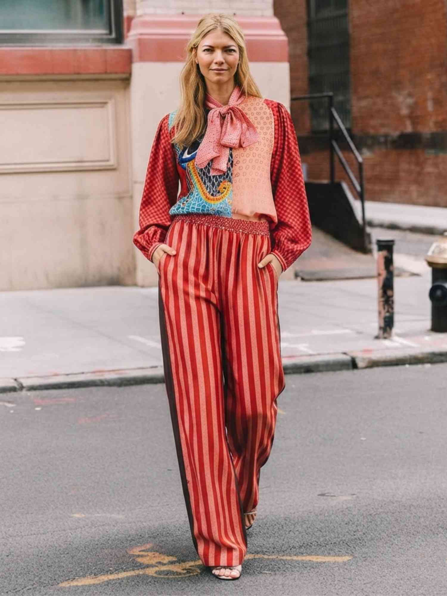 Nola Printed Tie Top