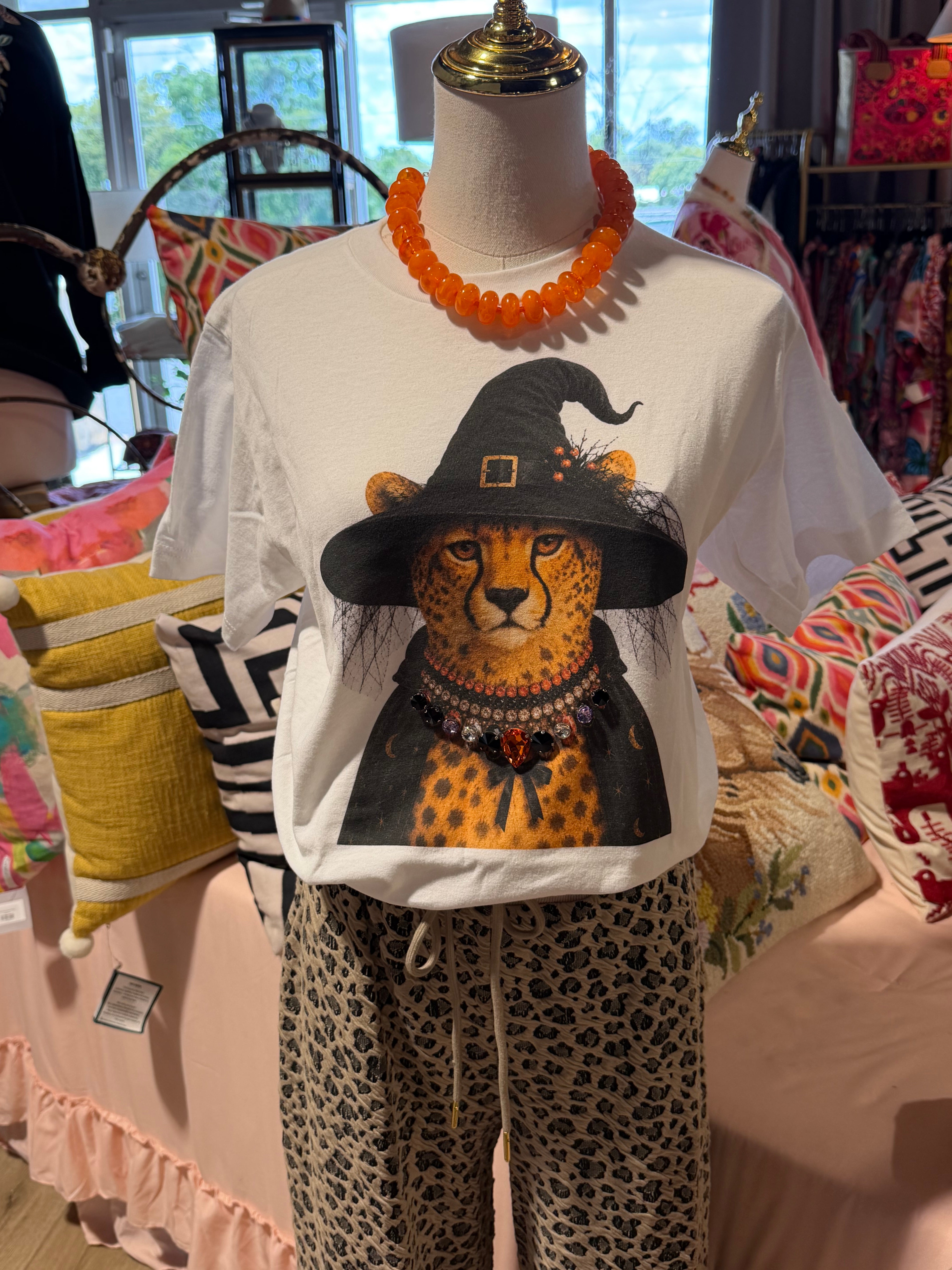 Spooky Leopard Tee