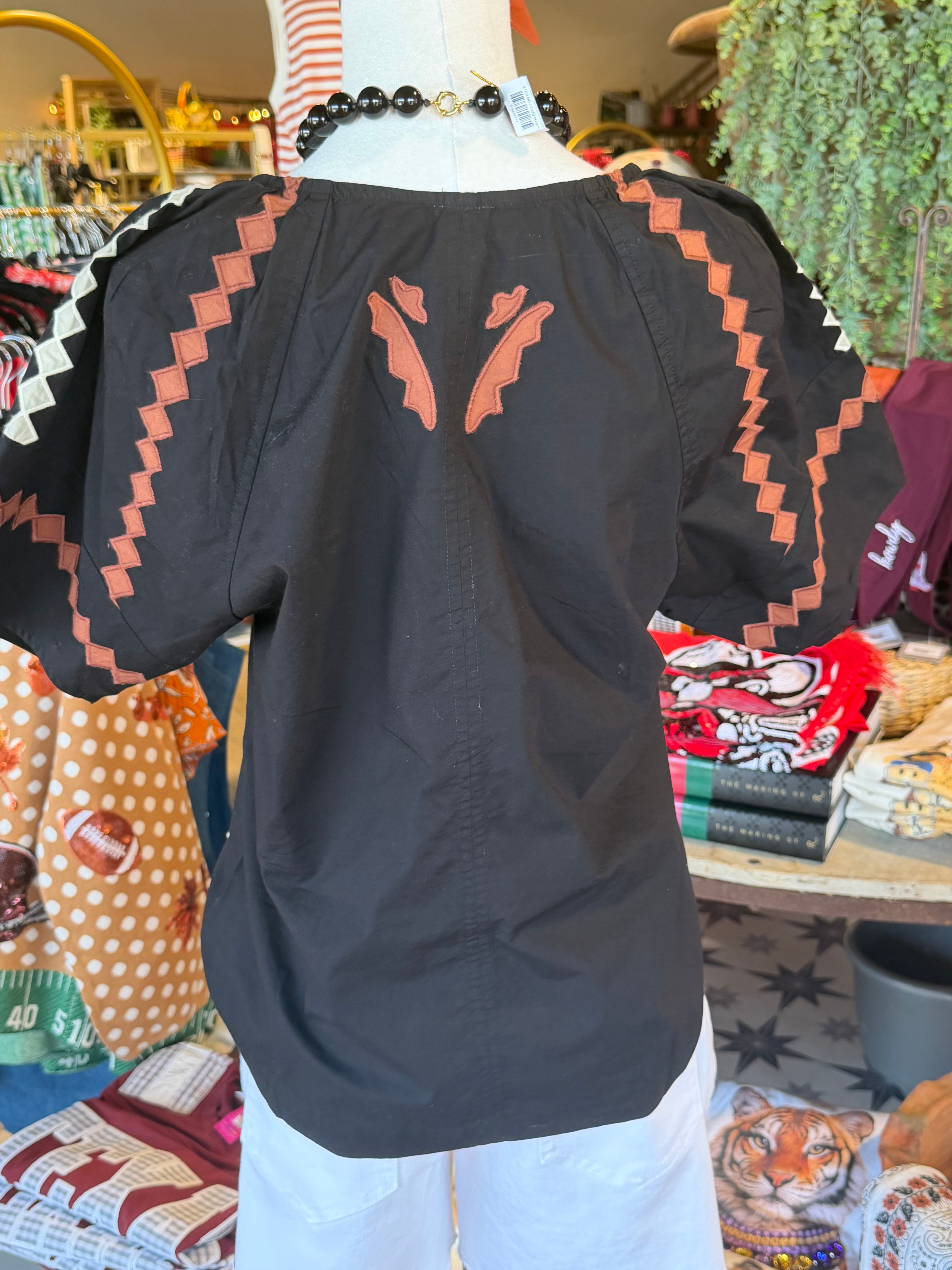 Bernice Appliqué Top