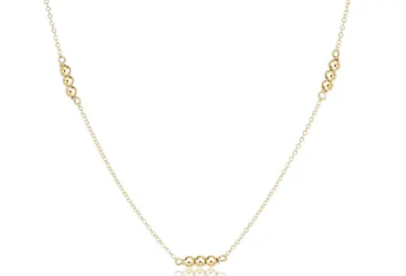 15" Choker Joy Simplicity Chain sterling - 3mm Gold