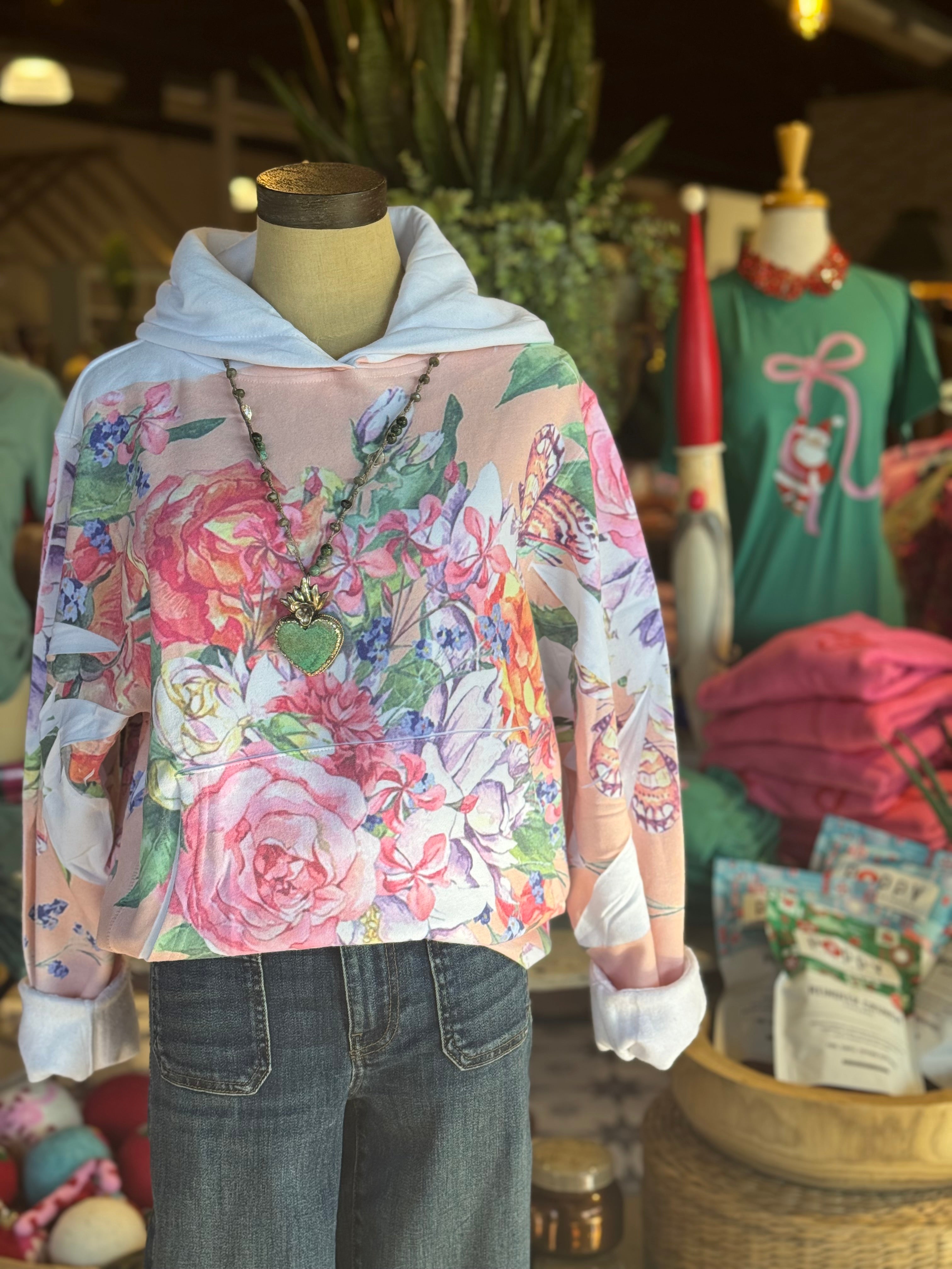 Gloria Floral Hoodie