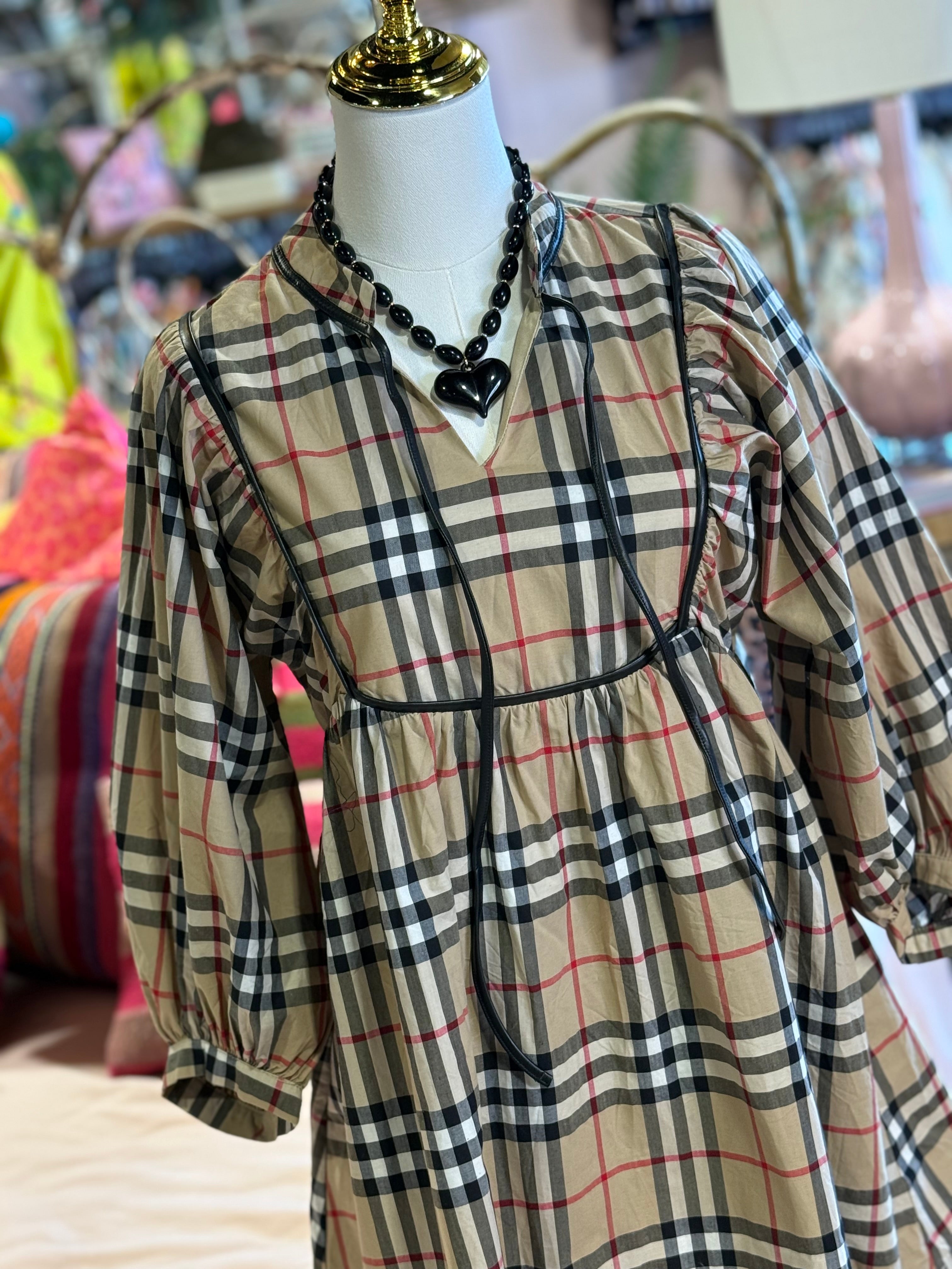 Nancy Beth Plaid Dress