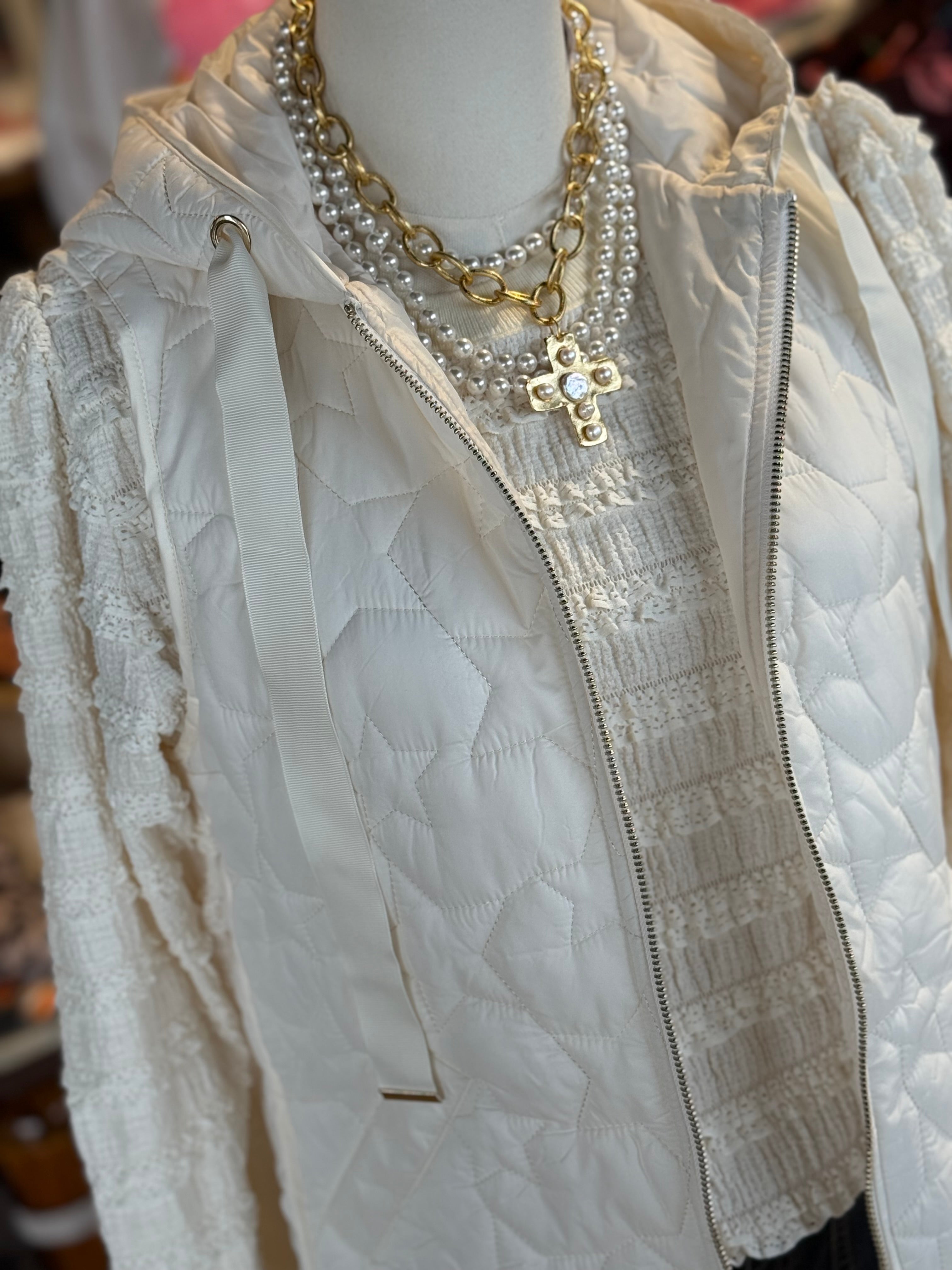 Kendal Star Puff Vest (2 Colors)