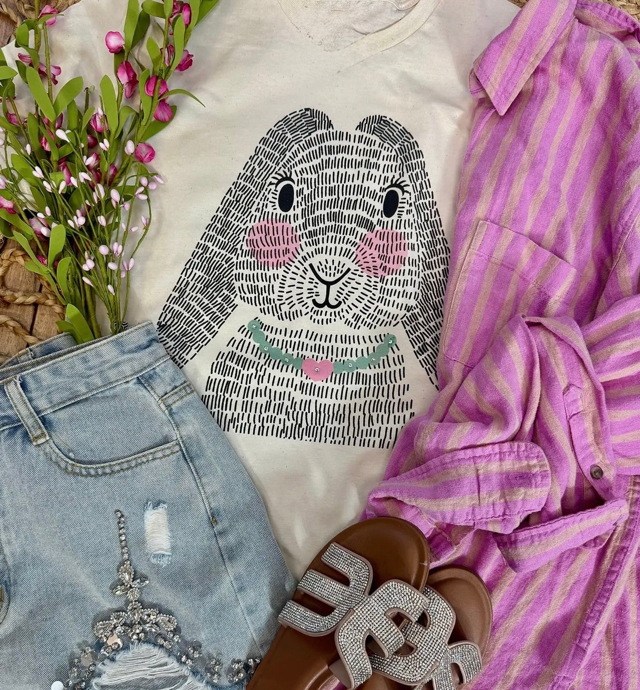 Dot To Dot Bunny Tee