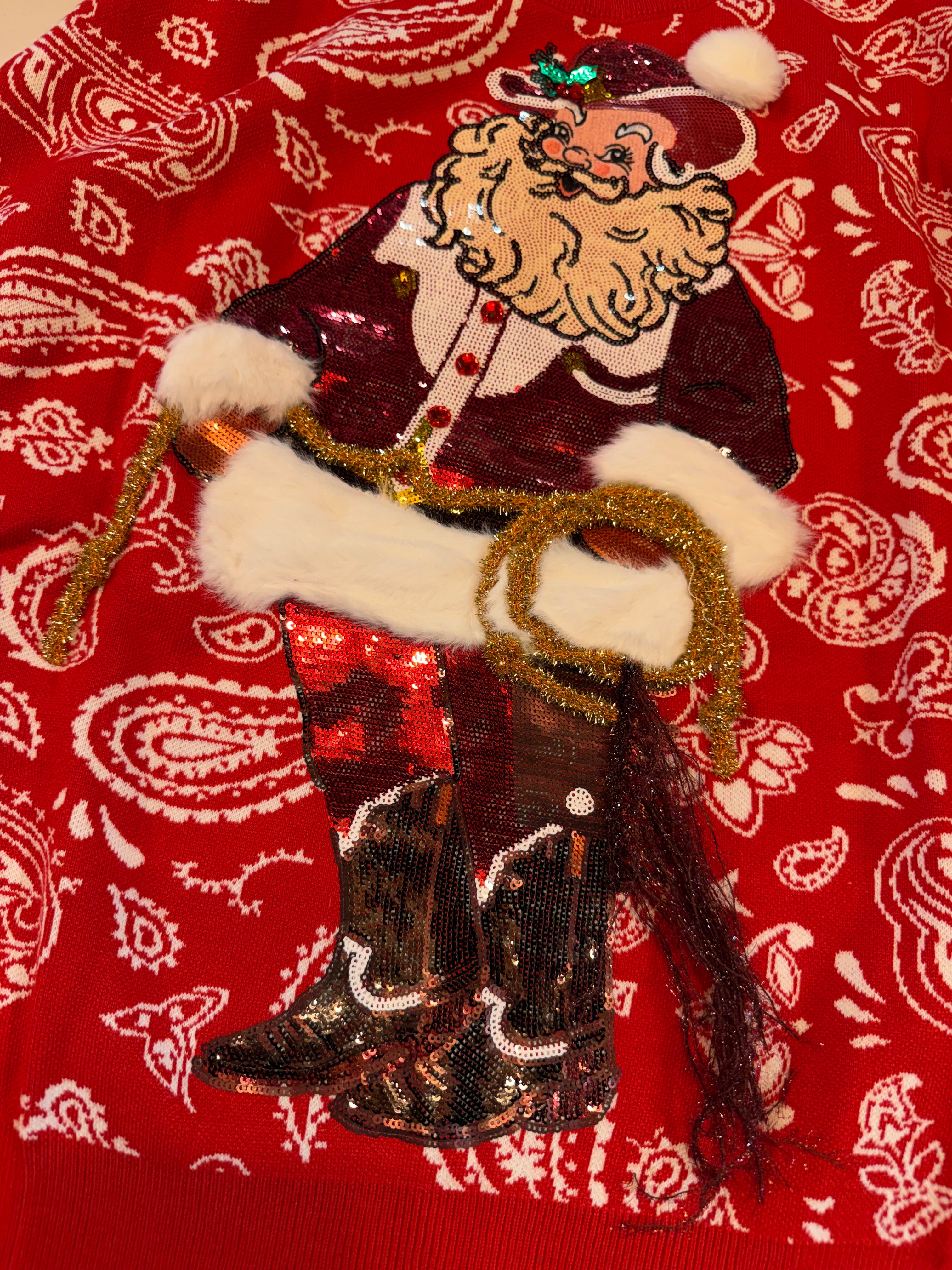 Bandana Santa Sweater