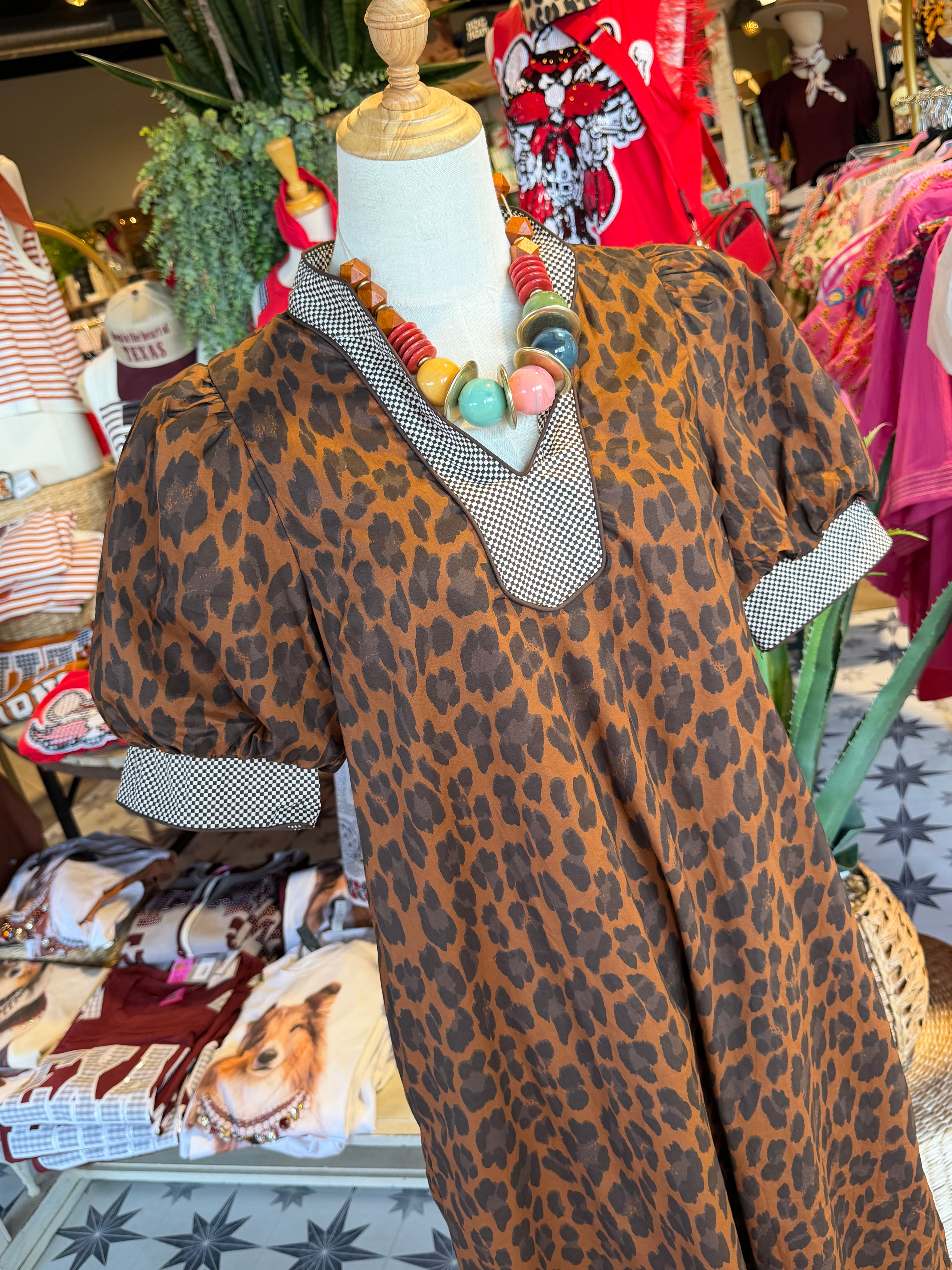 Kenzie Leopard Dress