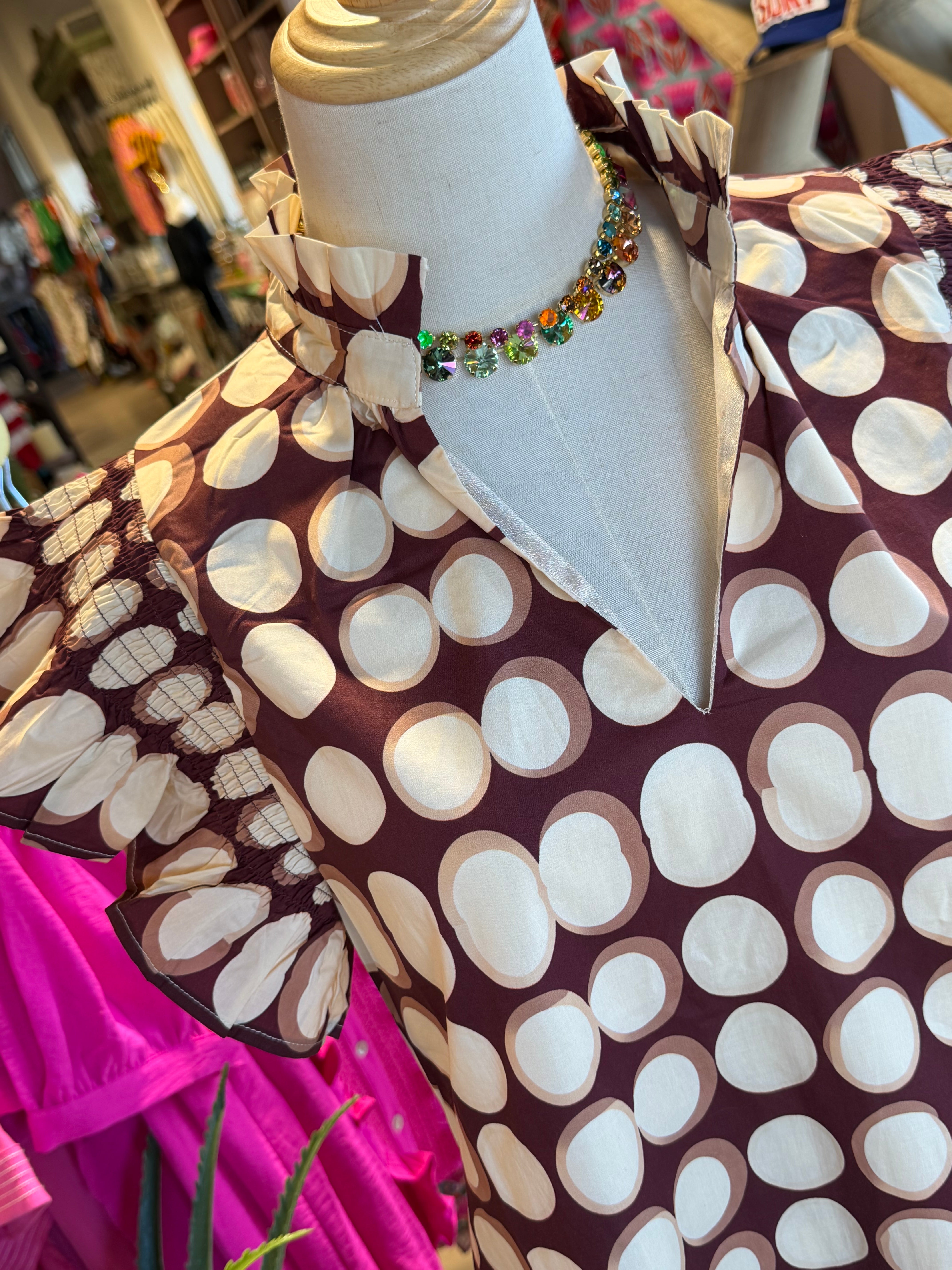 Geometric Pattern Dress