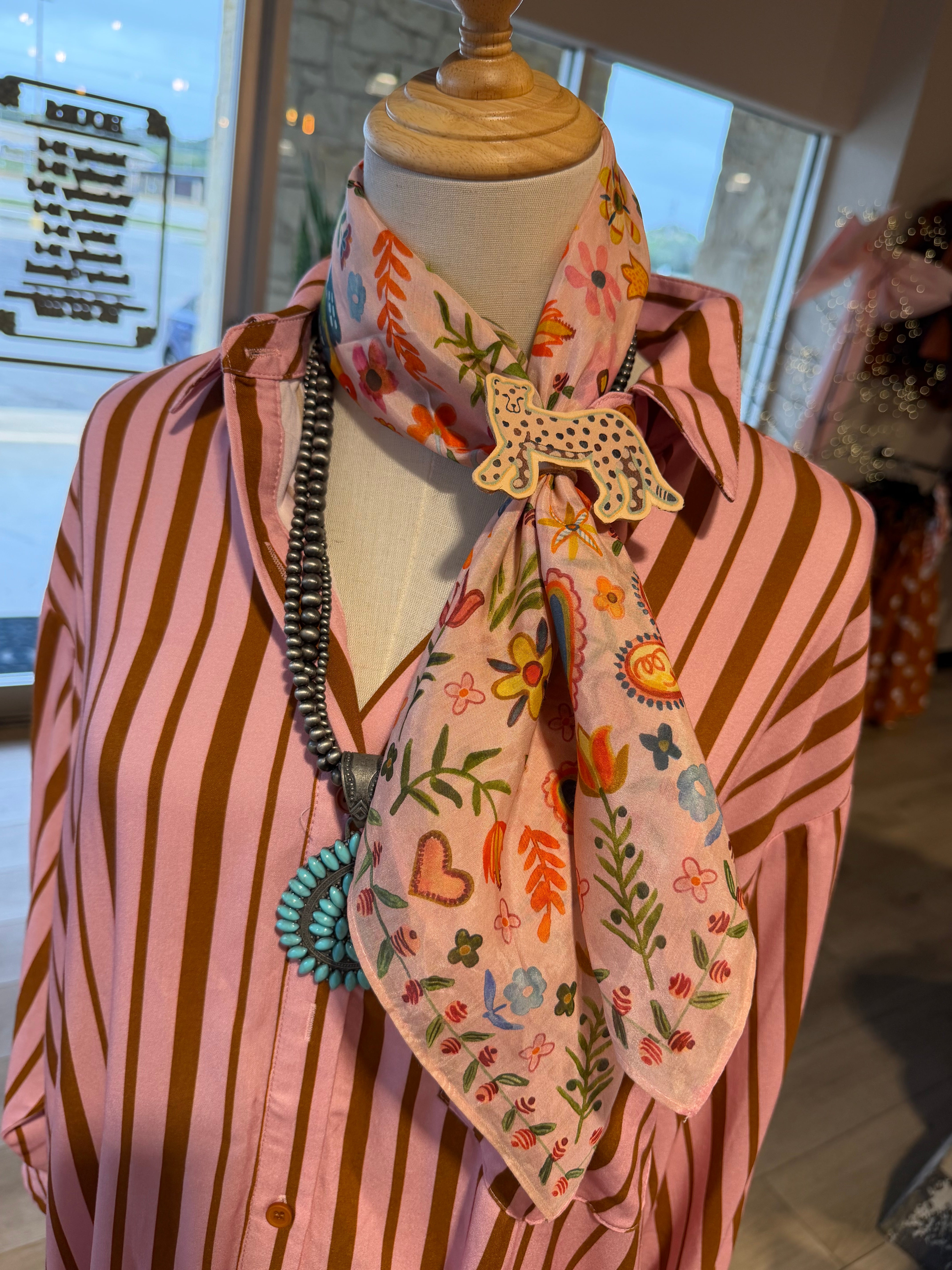 Rosewood Stripe Dress