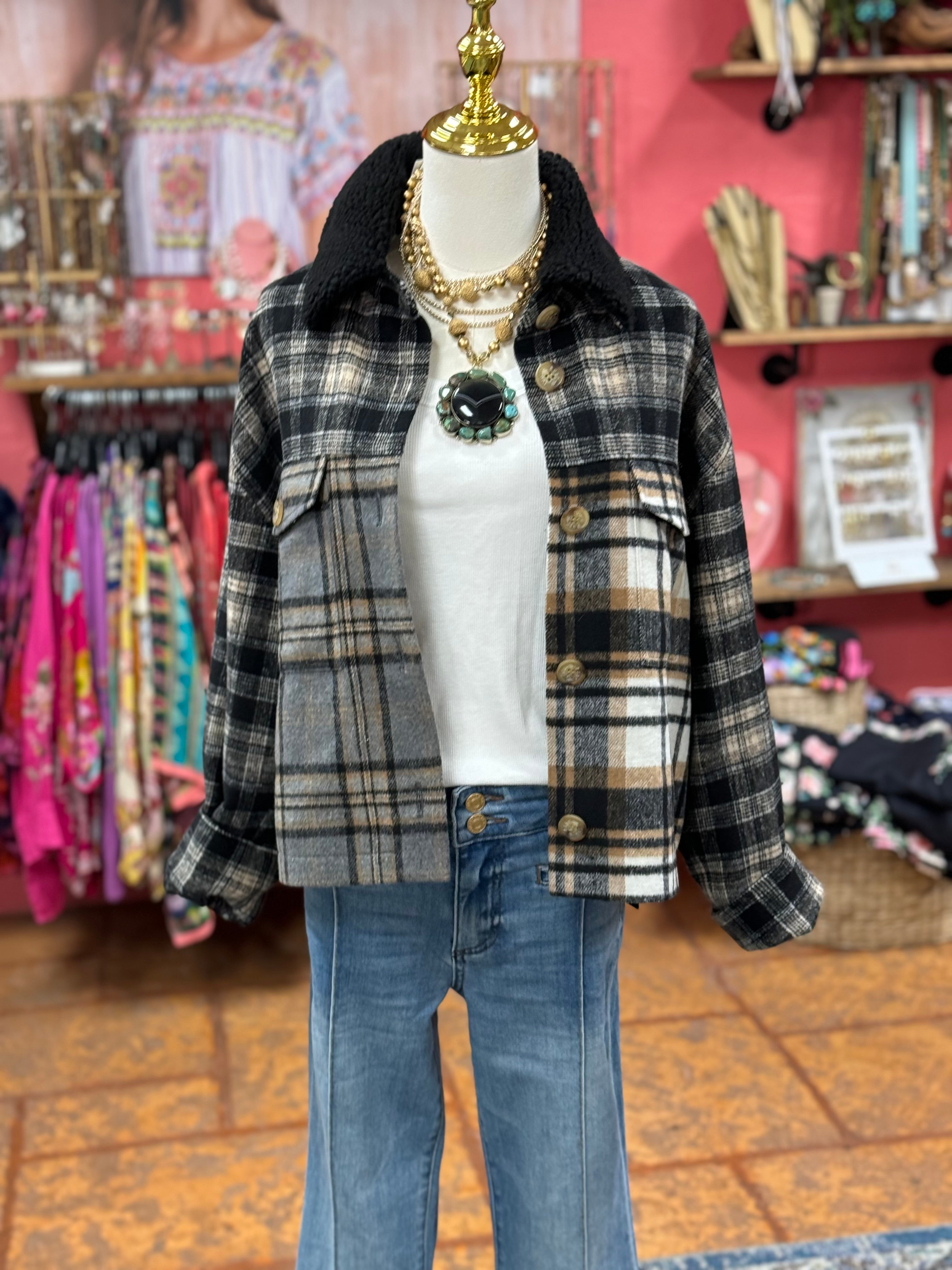 Peggy Ann Plaid Jacket