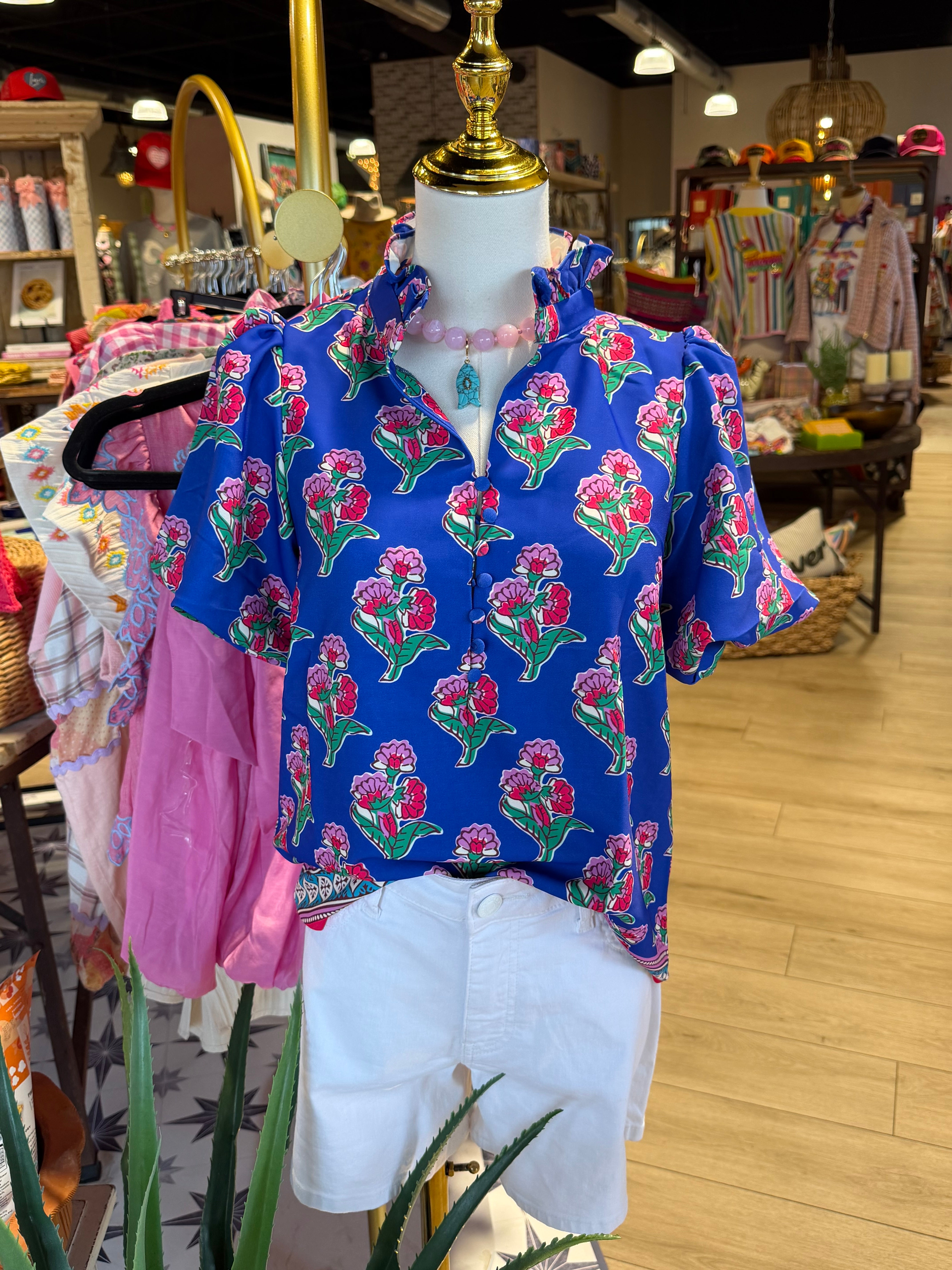 Cleo Floral Top