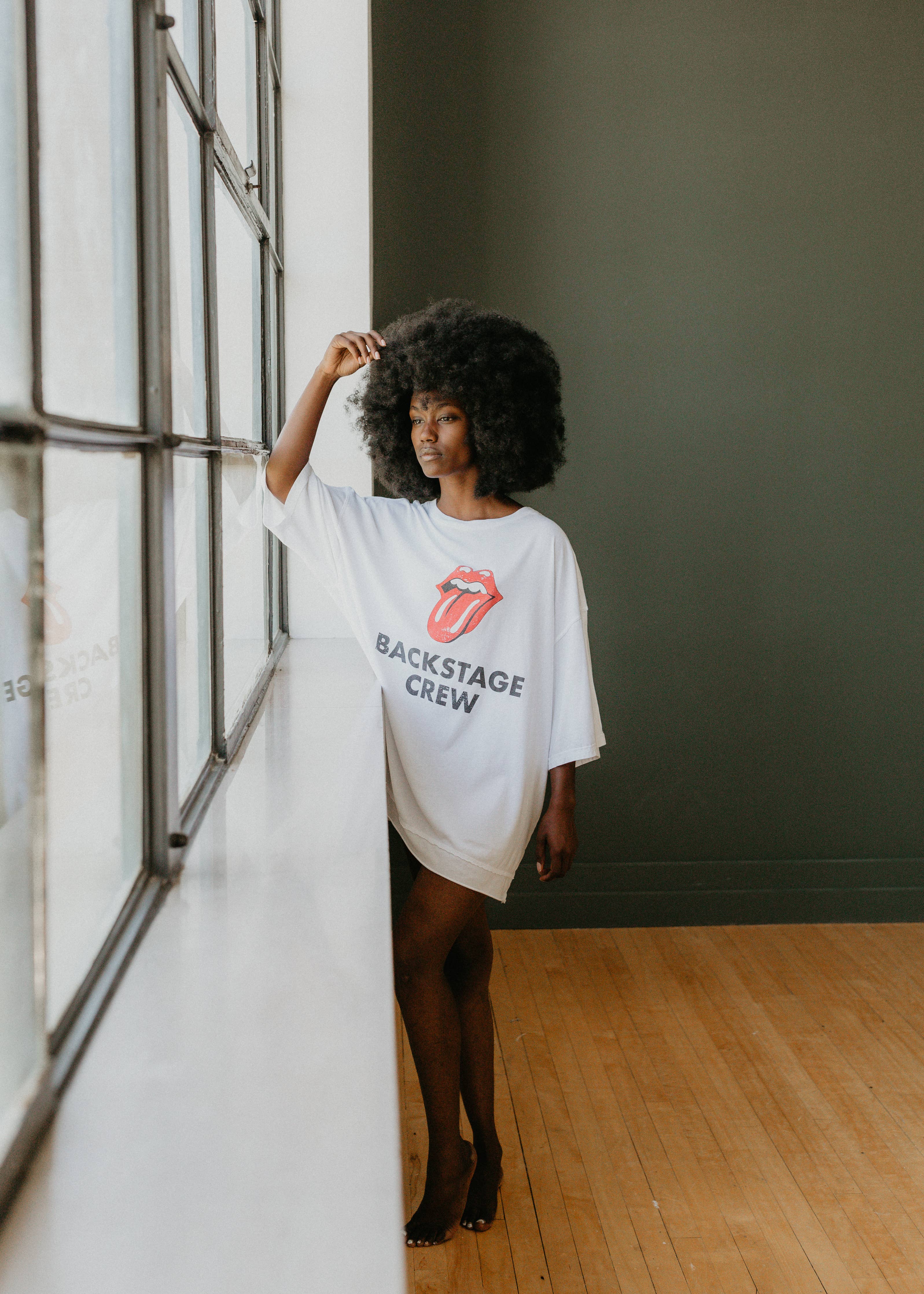 Rolling Stones Backstage Crew Oversized Tee