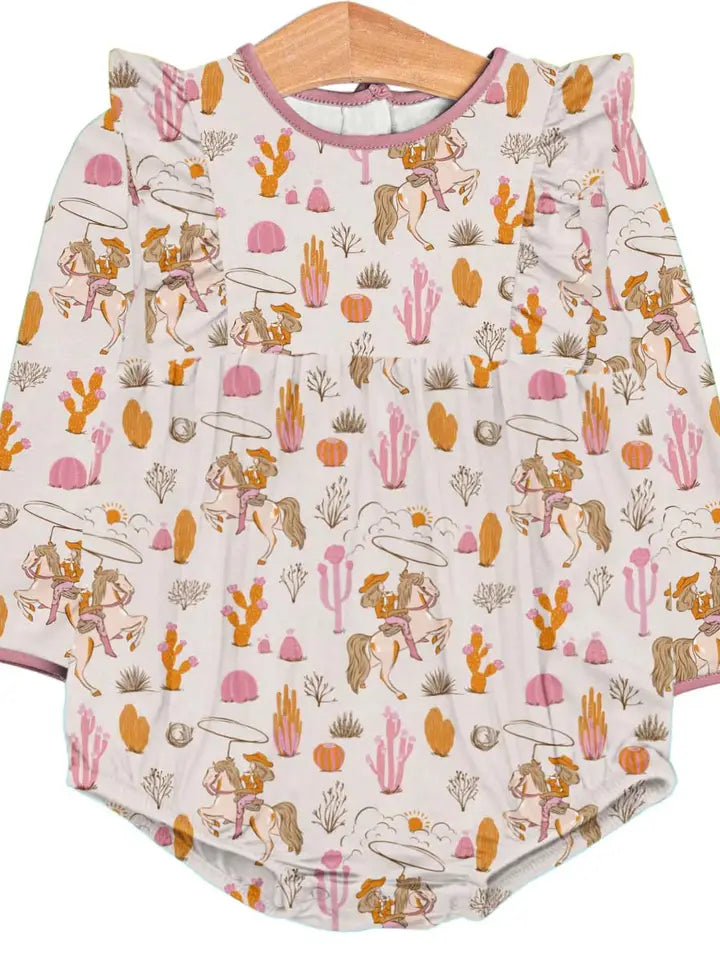 Cowgirls Bubble Romper