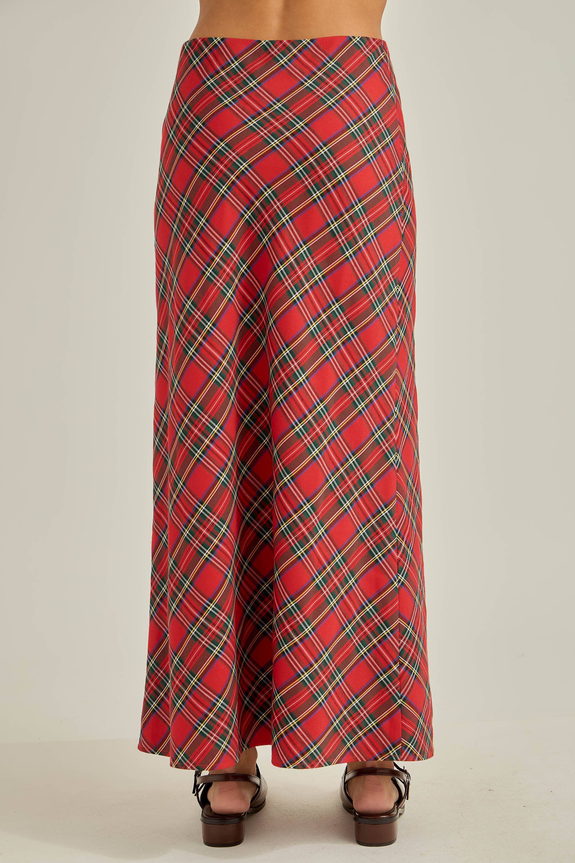 Holiday Plaid Skirt