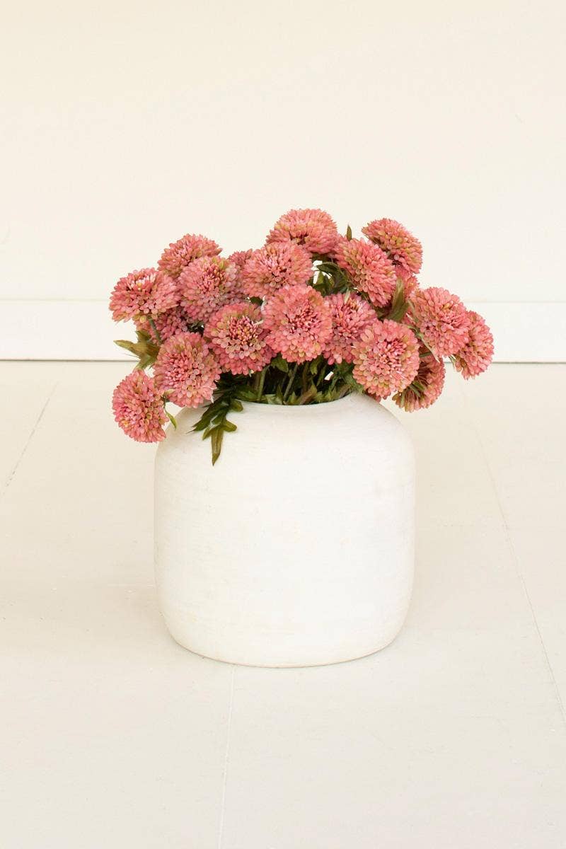 BUNDLE OF SEVEN  ARTIFICIAL DALHIAS - BLUSH