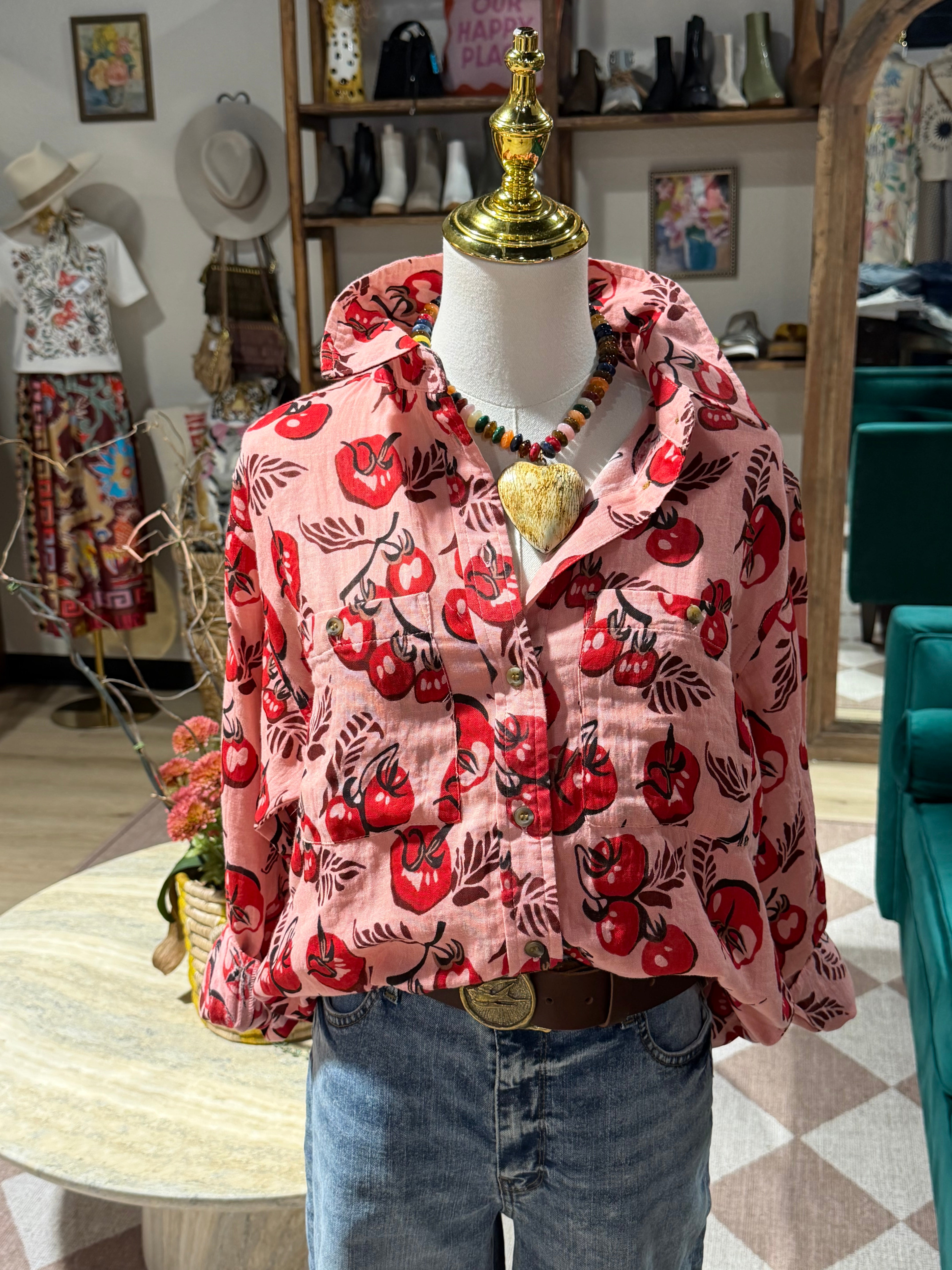 Tomato Cotton Top