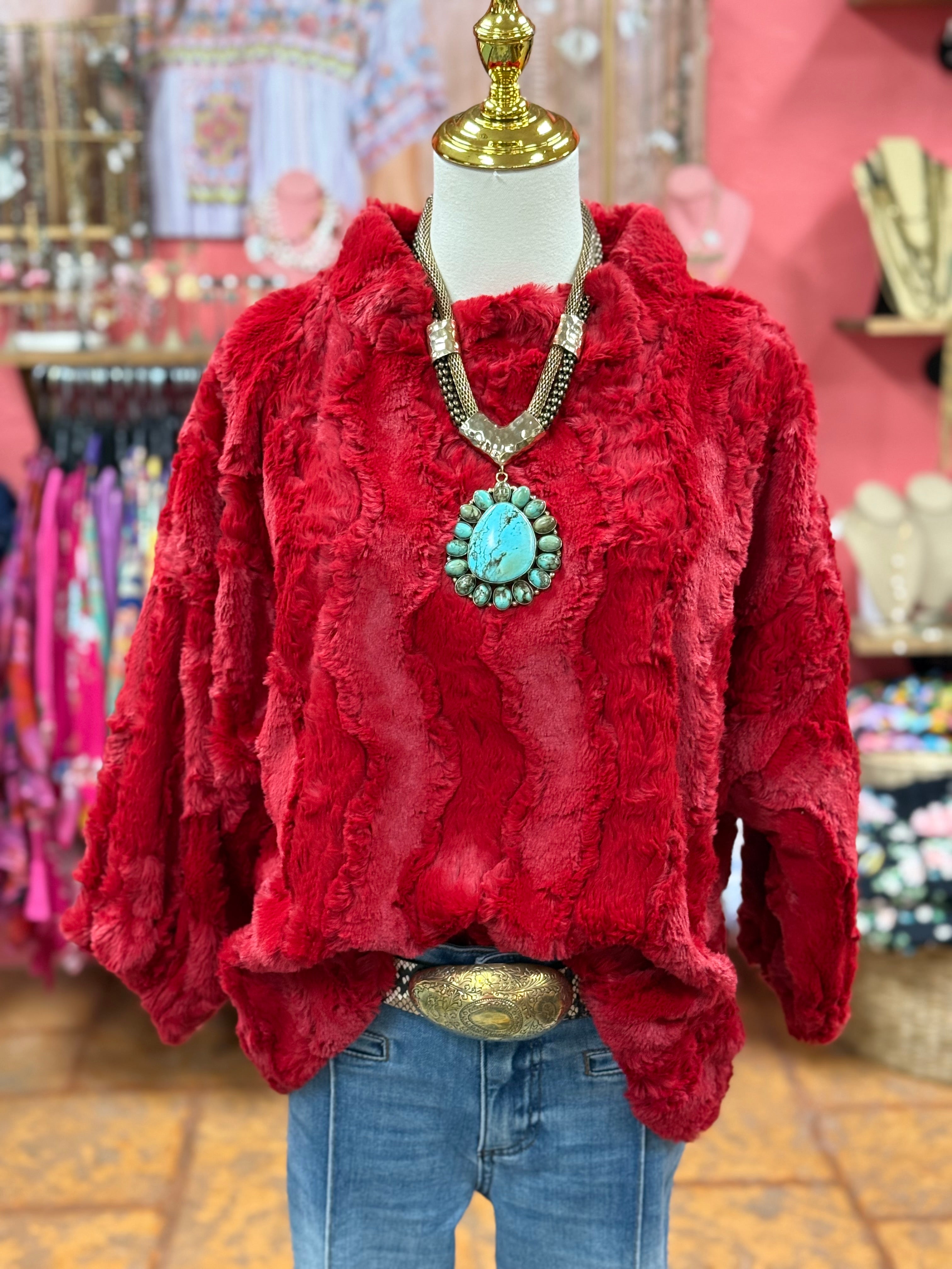 Red Fur Popover