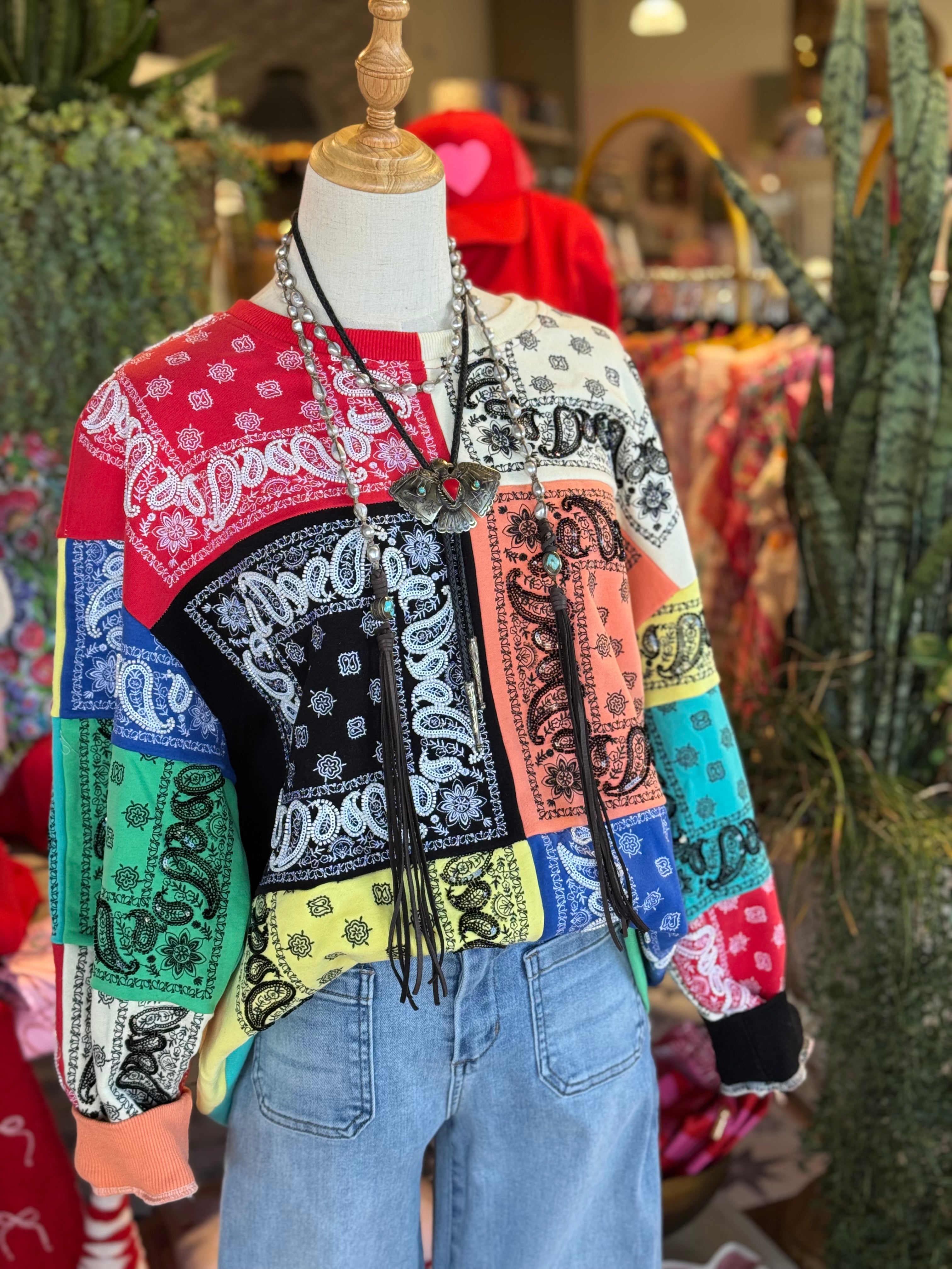 Colorblock Bandana